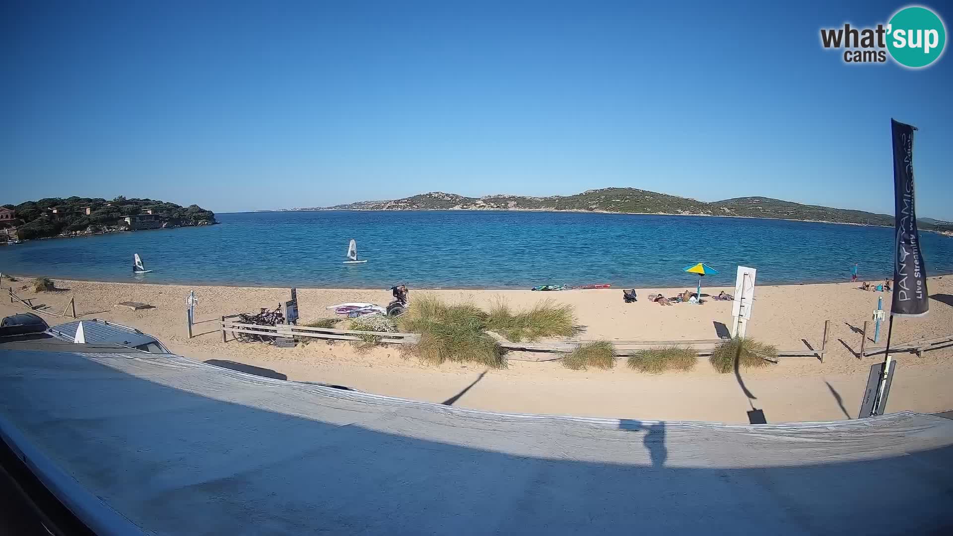 Porto Pollo Windsurfing and Kite surfing live webcam – Sardinia – Italy