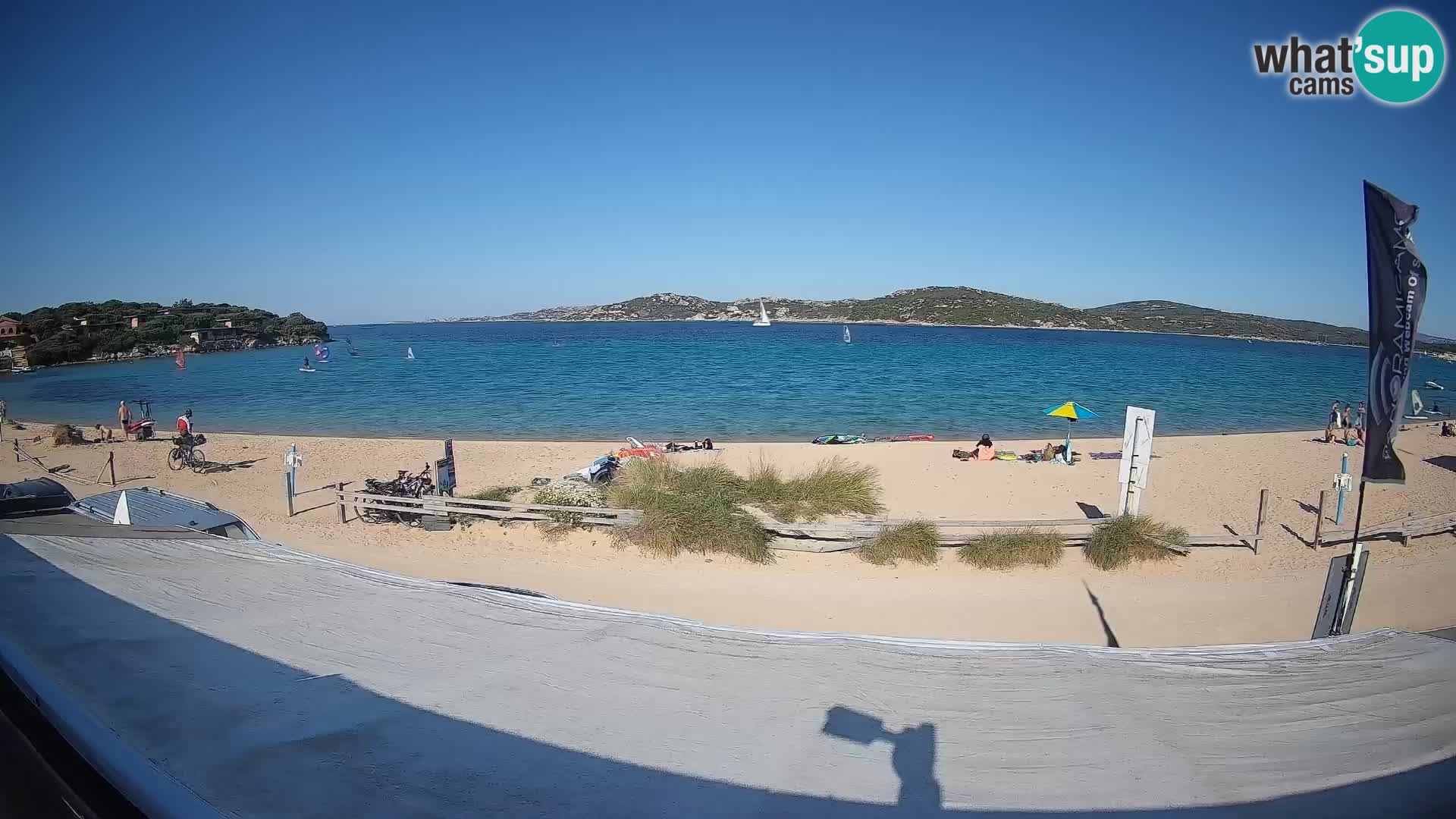 Porto Pollo Windsurfing and Kite surfing live webcam – Sardinia – Italy