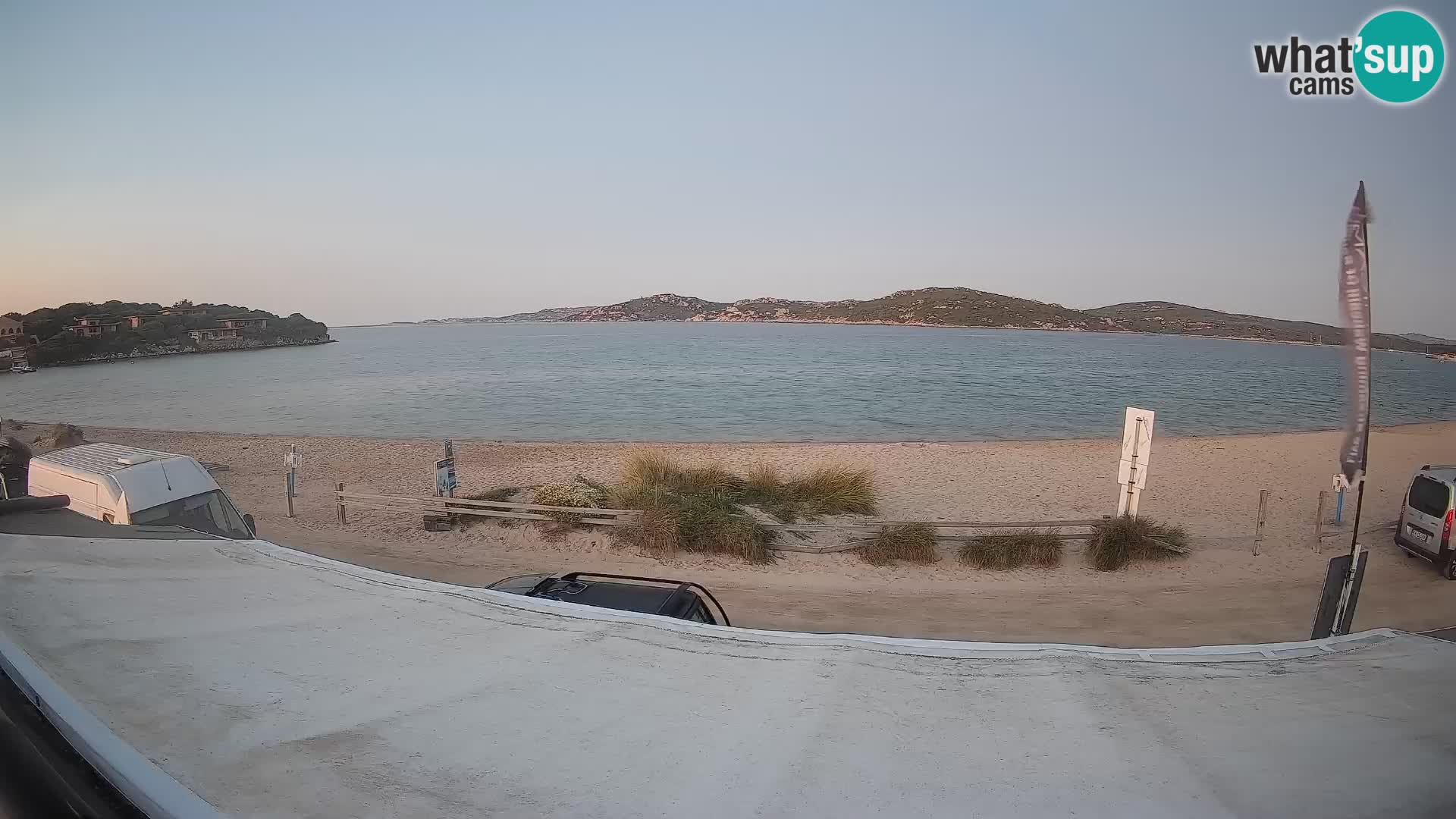 Porto Pollo Windsurfen und Kitesurfen Live-Webcam – Sardinien – Italien
