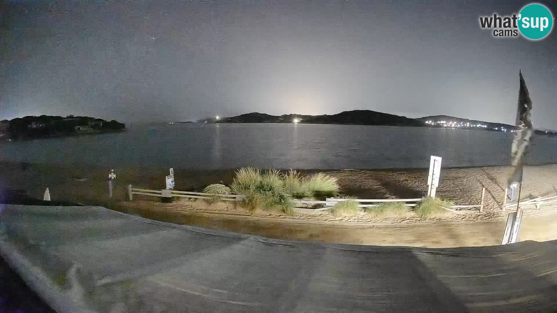 Webcam en direct de planche à voile et de kite surf à Porto Pollo – Sardaigne – Italie