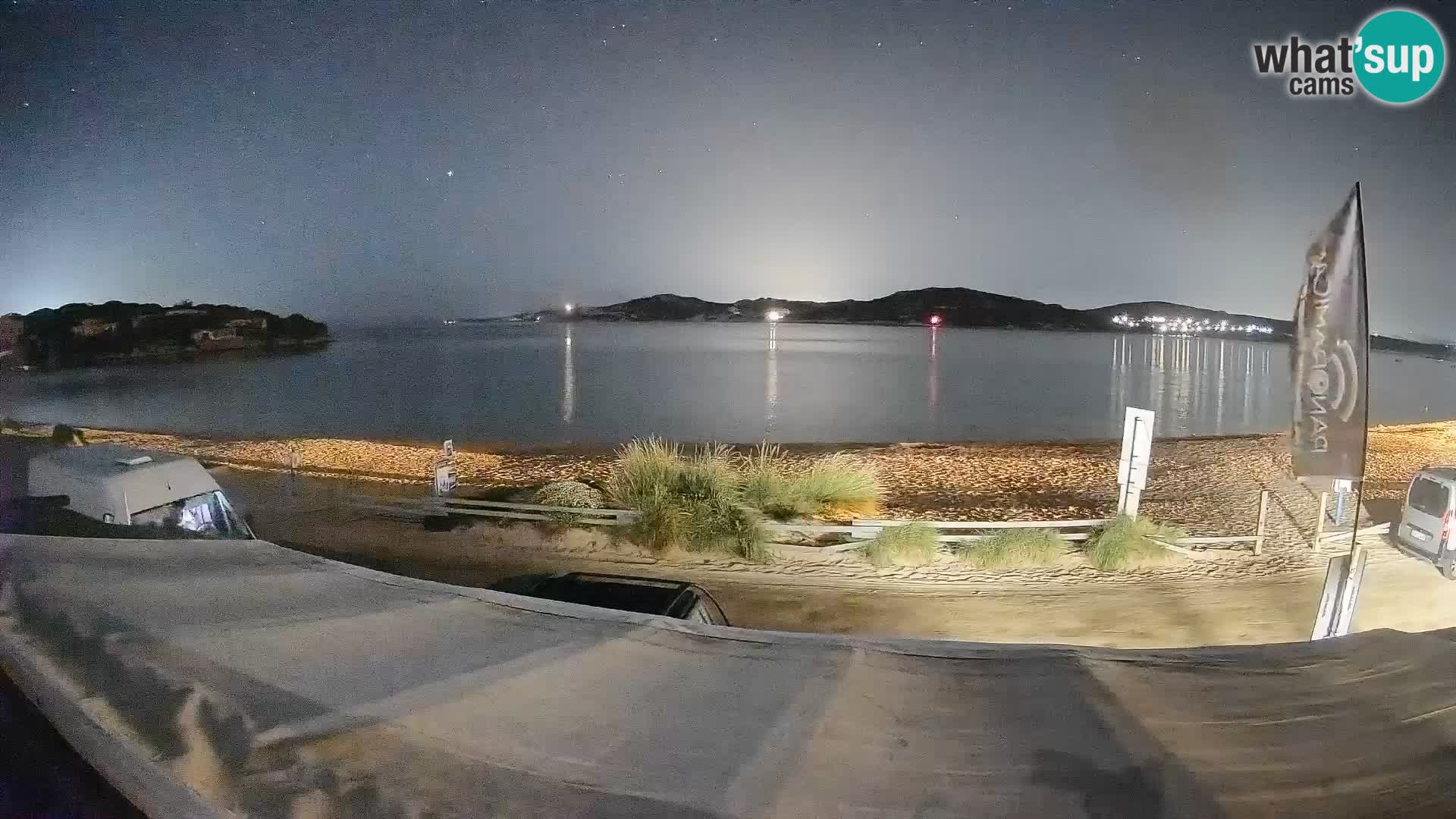 Webcam en direct de planche à voile et de kite surf à Porto Pollo – Sardaigne – Italie