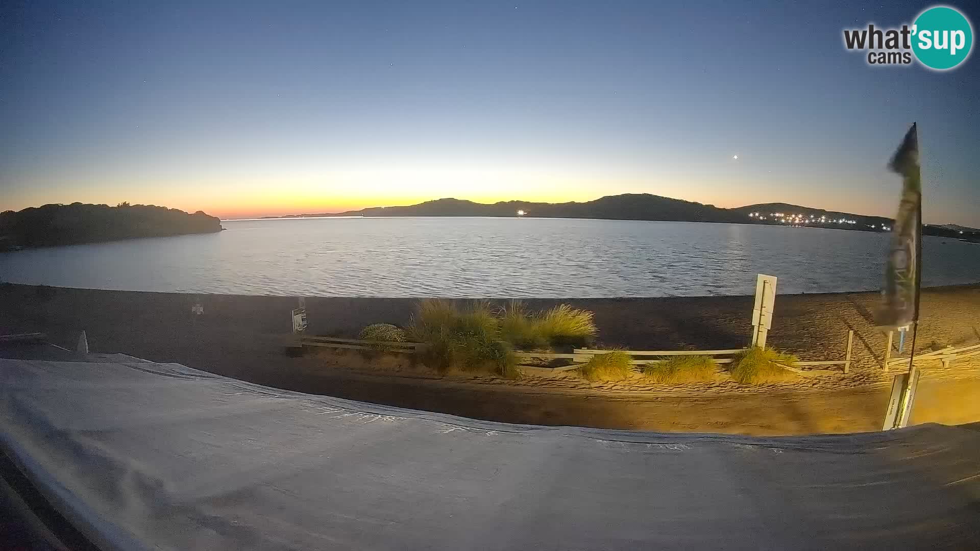 Webcam en direct de planche à voile et de kite surf à Porto Pollo – Sardaigne – Italie