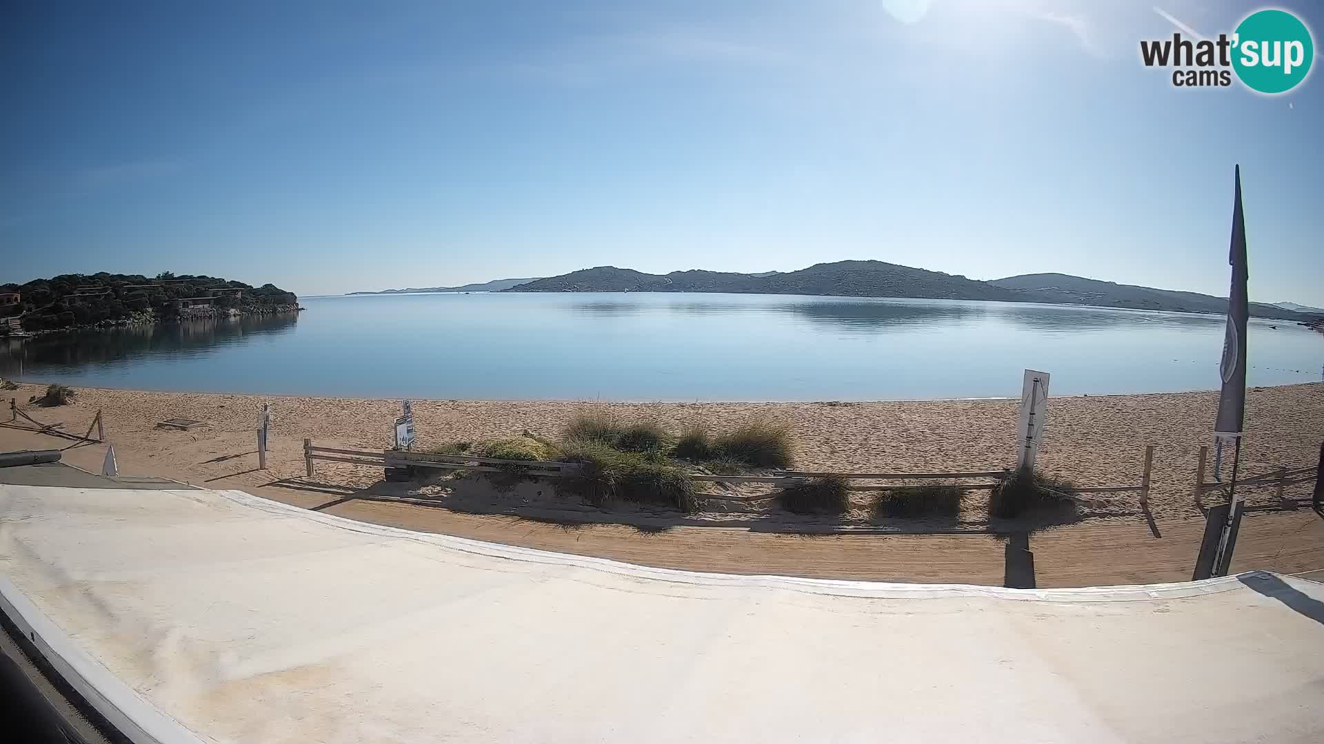 Webcam en direct de planche à voile et de kite surf à Porto Pollo – Sardaigne – Italie