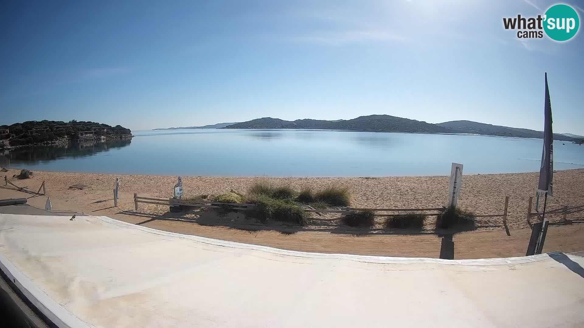Webcam en direct de planche à voile et de kite surf à Porto Pollo – Sardaigne – Italie