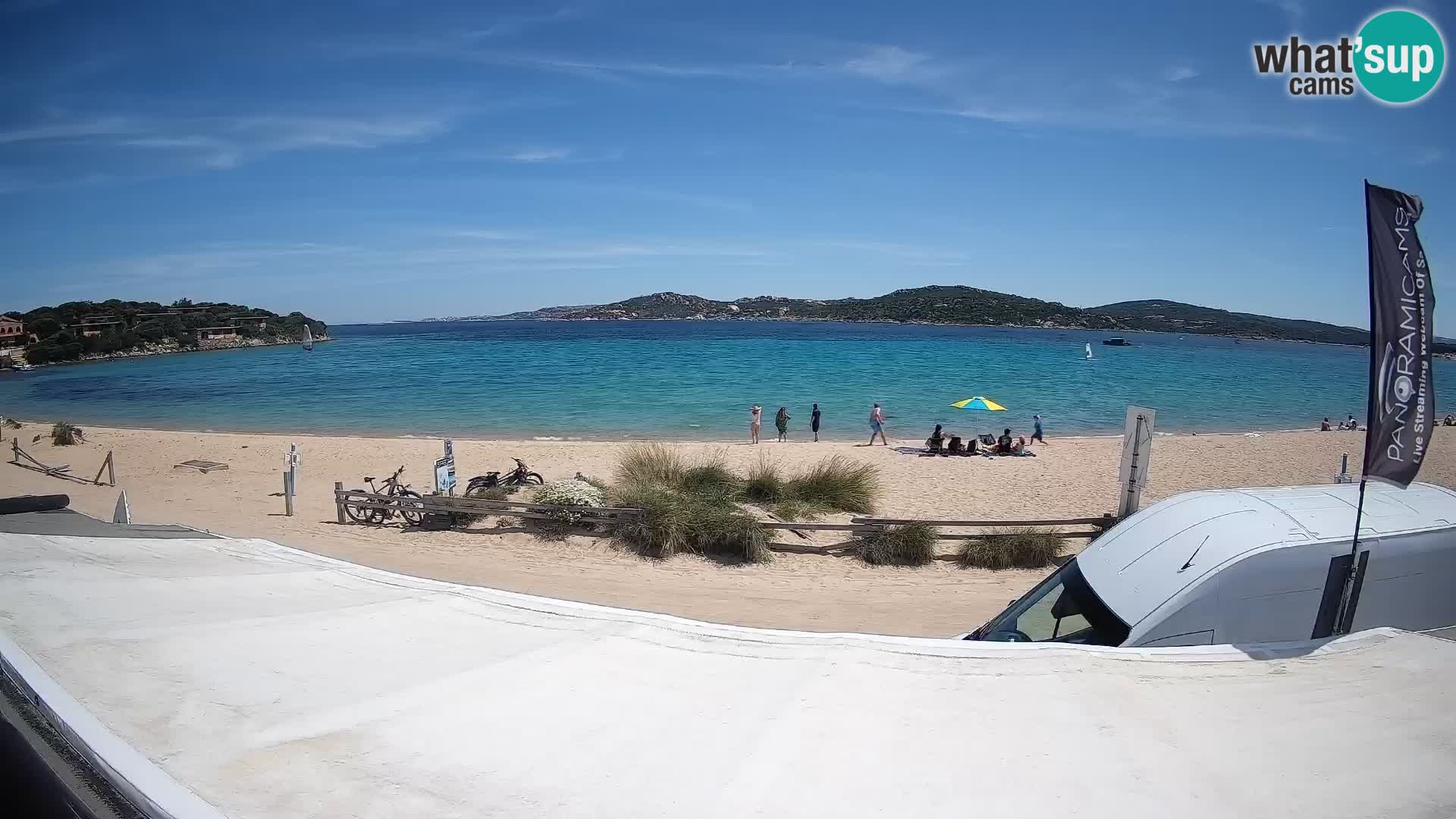 Porto Pollo Windsurfing and Kite surfing live webcam – Sardinia – Italy