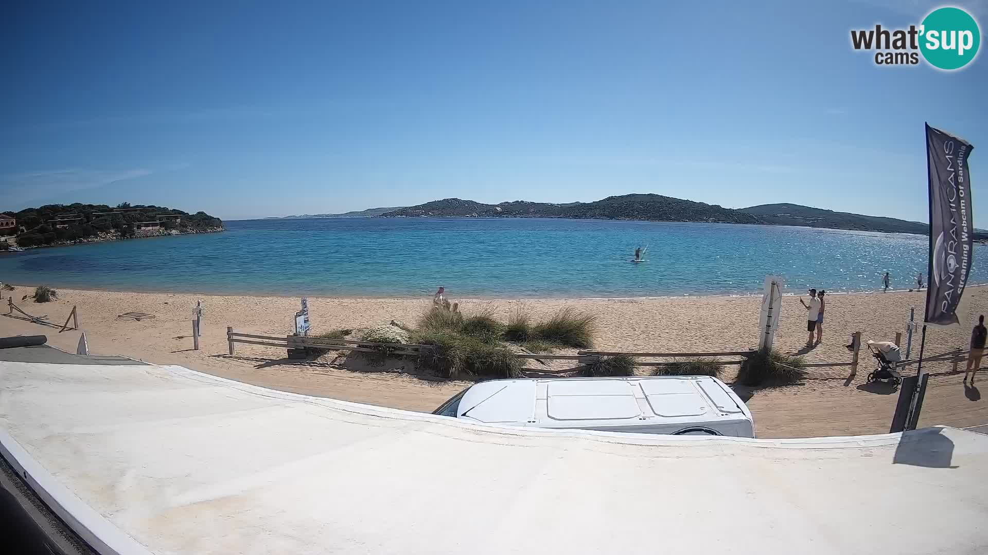 Porto Pollo Windsurfing i Kite surfanje web kamera uživo – Sardinija – Italija