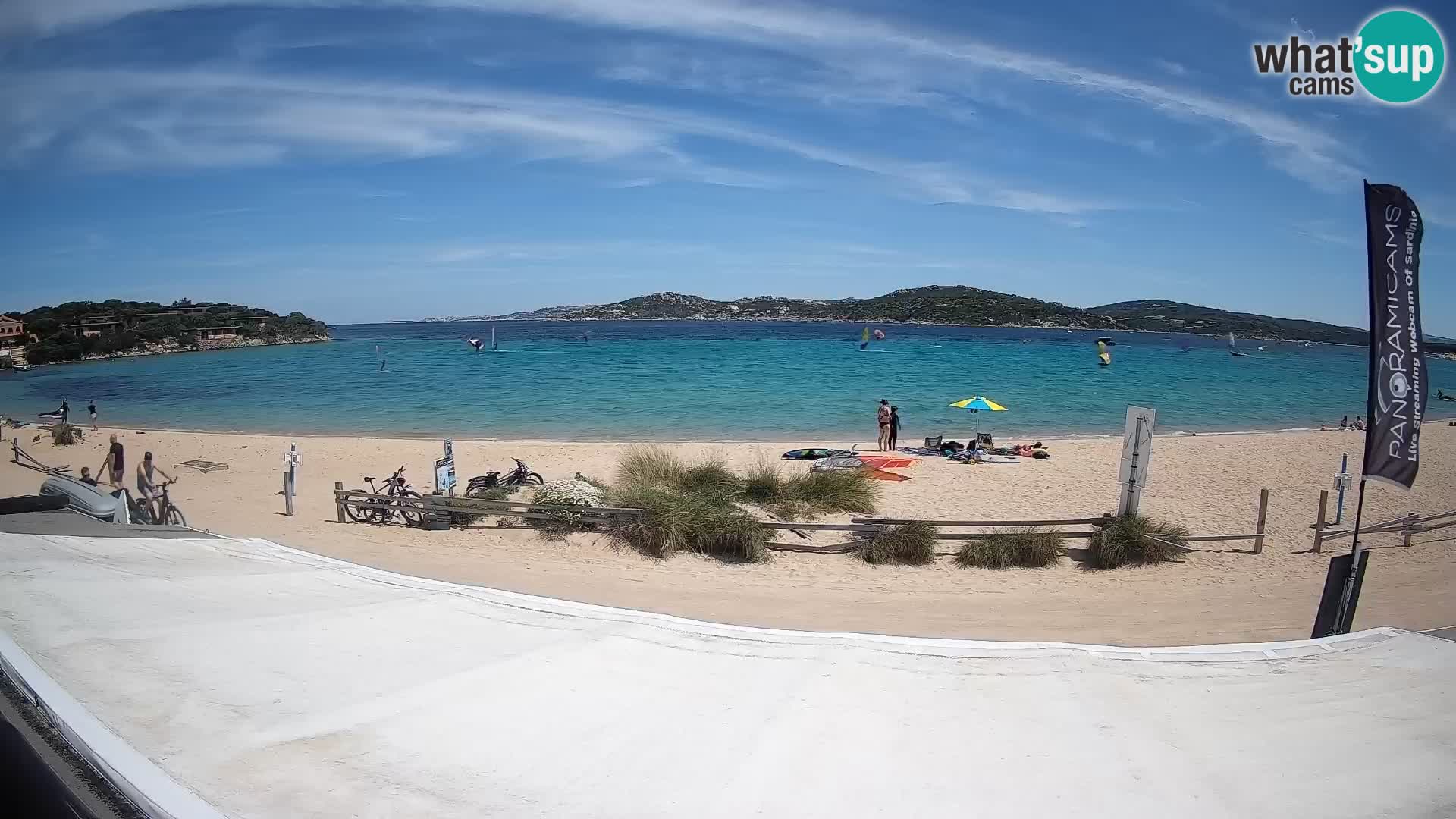Porto Pollo Windsurfing and Kite surfing live webcam – Sardinia – Italy