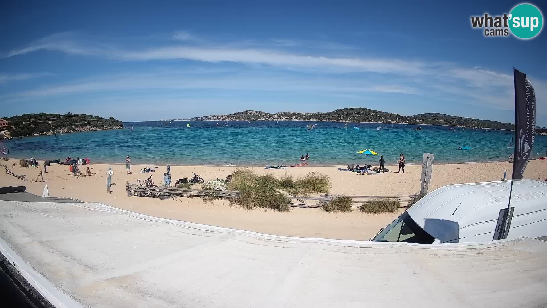 Porto Pollo Windsurfen und Kitesurfen Live-Webcam – Sardinien – Italien
