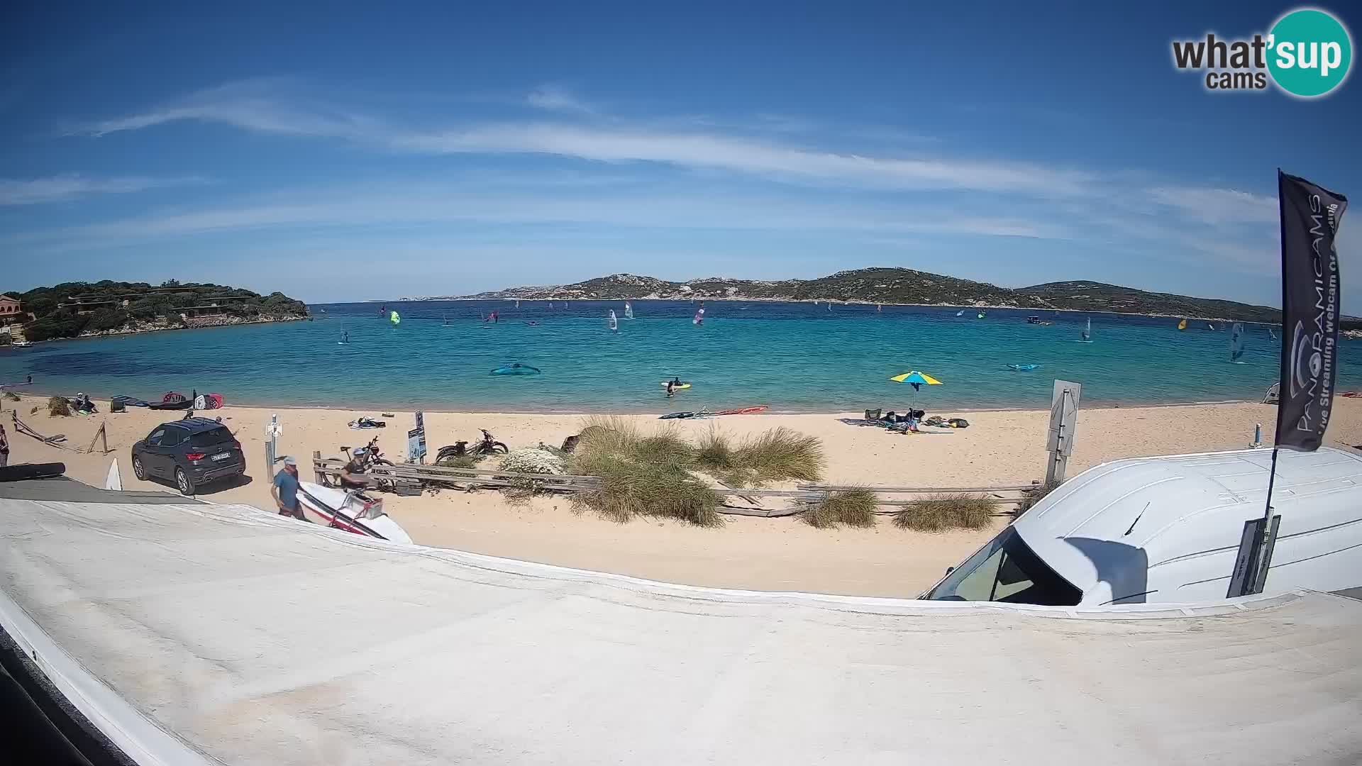 Porto Pollo Windsurfen und Kitesurfen Live-Webcam – Sardinien – Italien