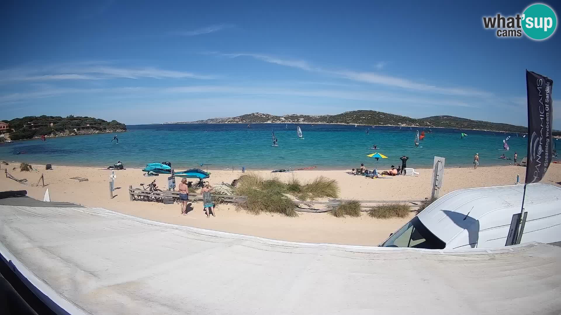 Porto Pollo Windsurfing i Kite surfanje web kamera uživo – Sardinija – Italija