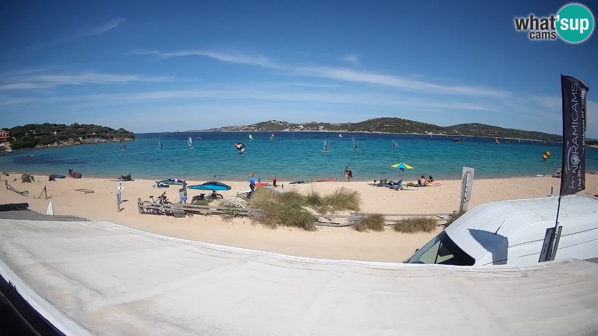 Porto Pollo Windsurfen und Kitesurfen Live-Webcam – Sardinien – Italien