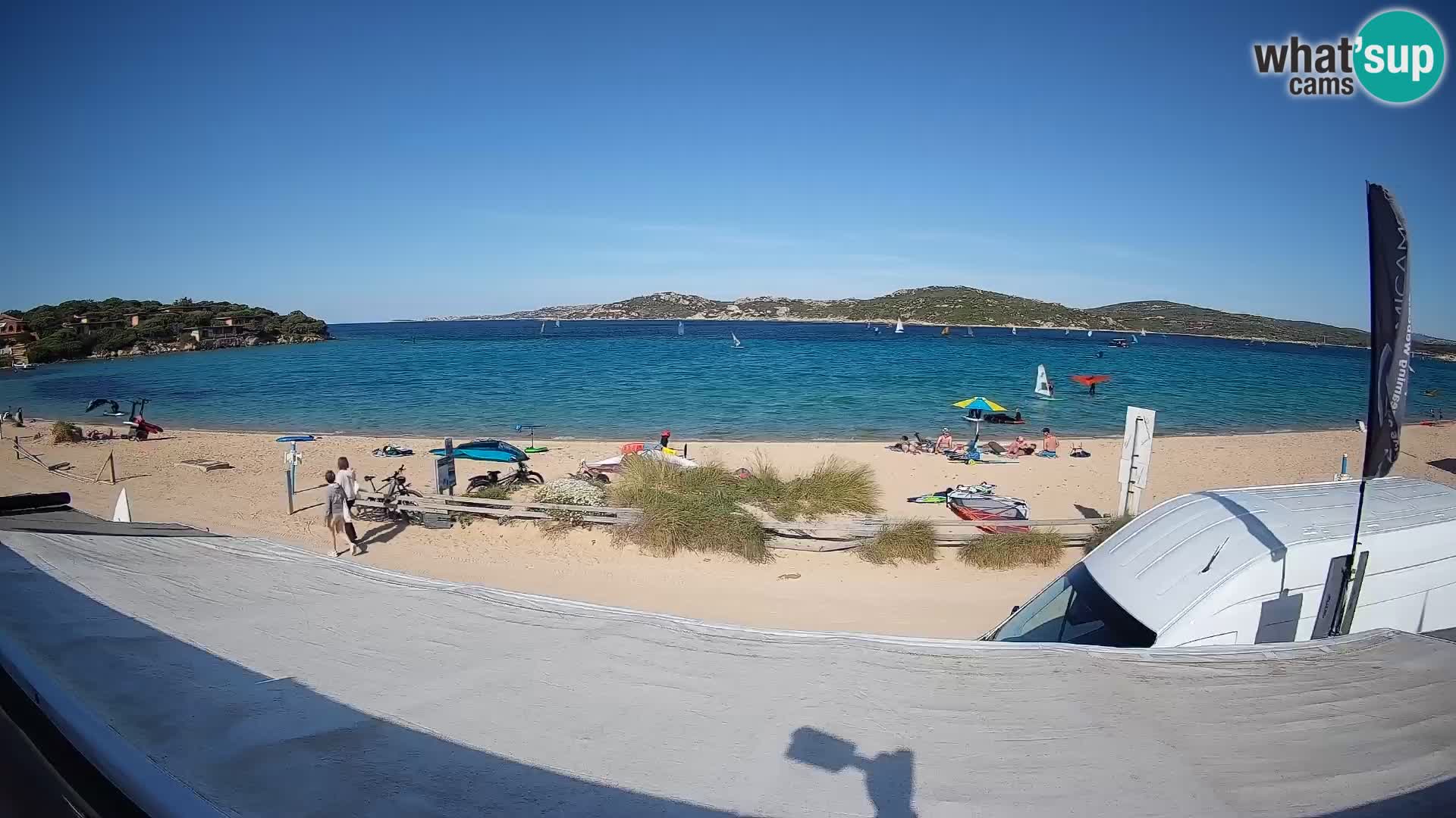 Porto Pollo Windsurfing i Kite surfanje web kamera uživo – Sardinija – Italija
