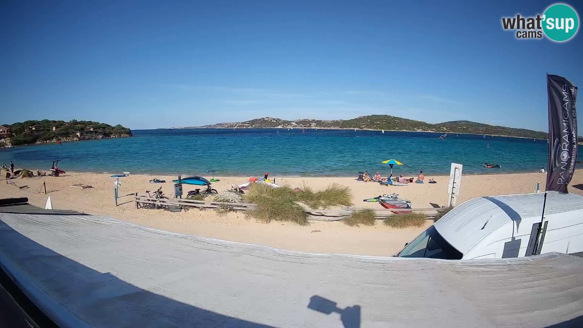 Porto Pollo Windsurfen und Kitesurfen Live-Webcam – Sardinien – Italien