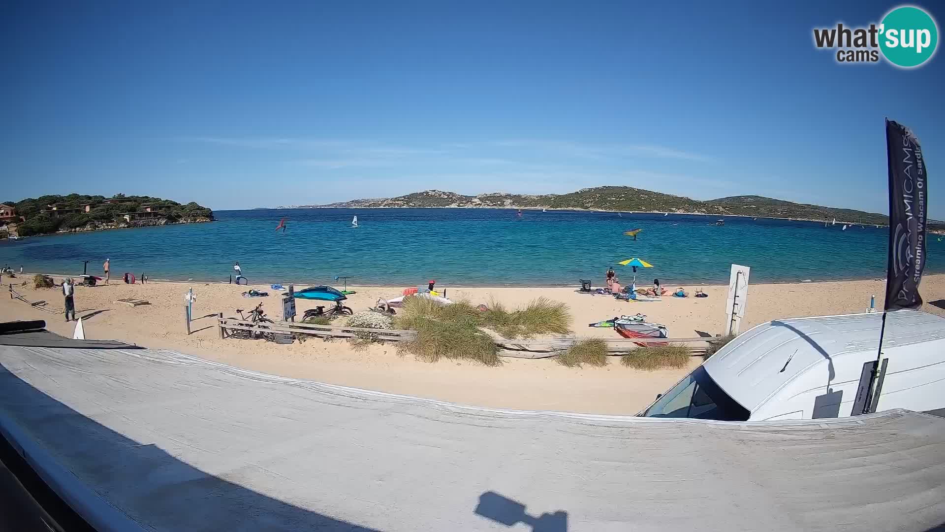 Porto Pollo Windsurfing i Kite surfanje web kamera uživo – Sardinija – Italija