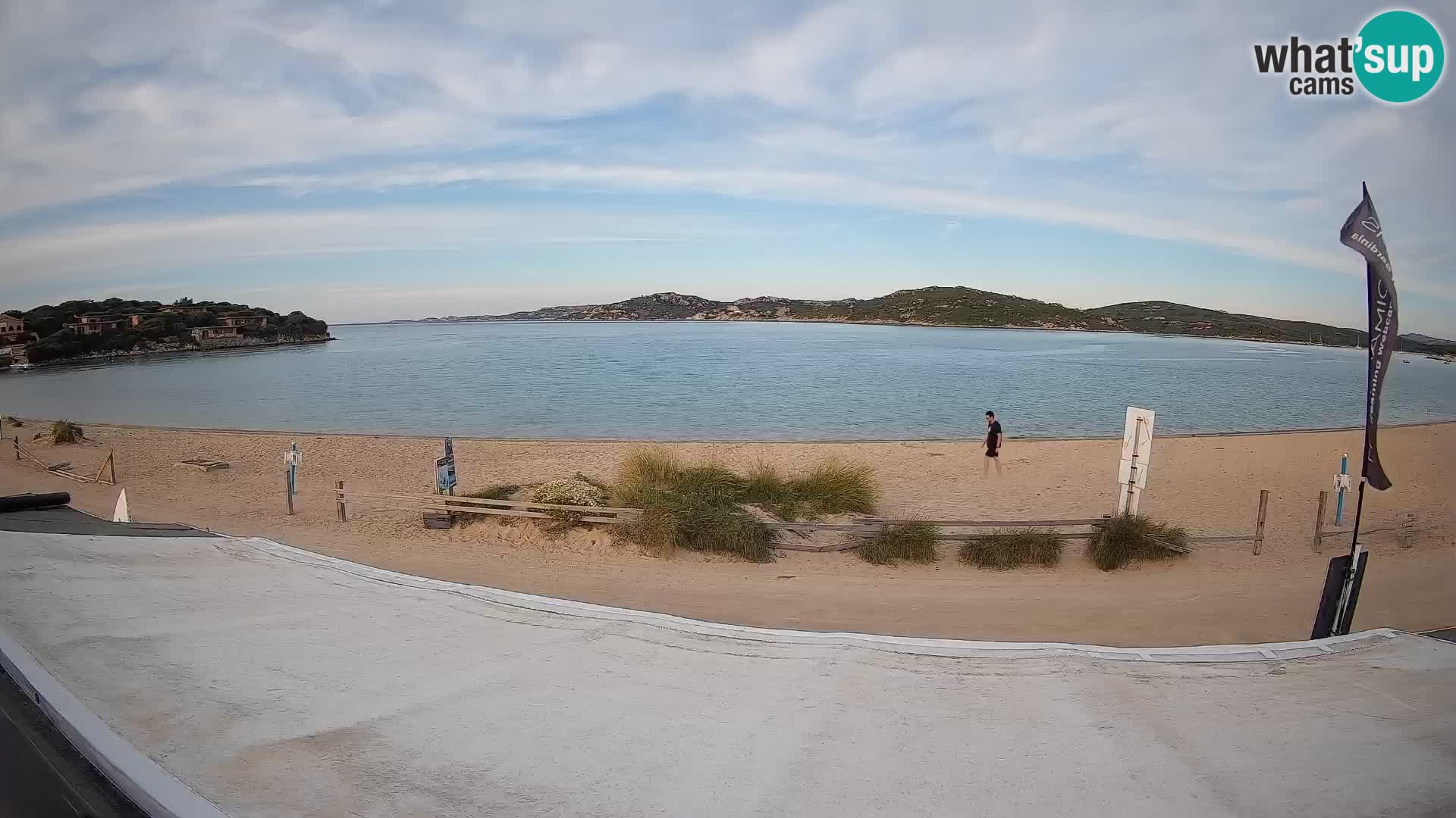 Porto Pollo Windsurfen und Kitesurfen Live-Webcam – Sardinien – Italien
