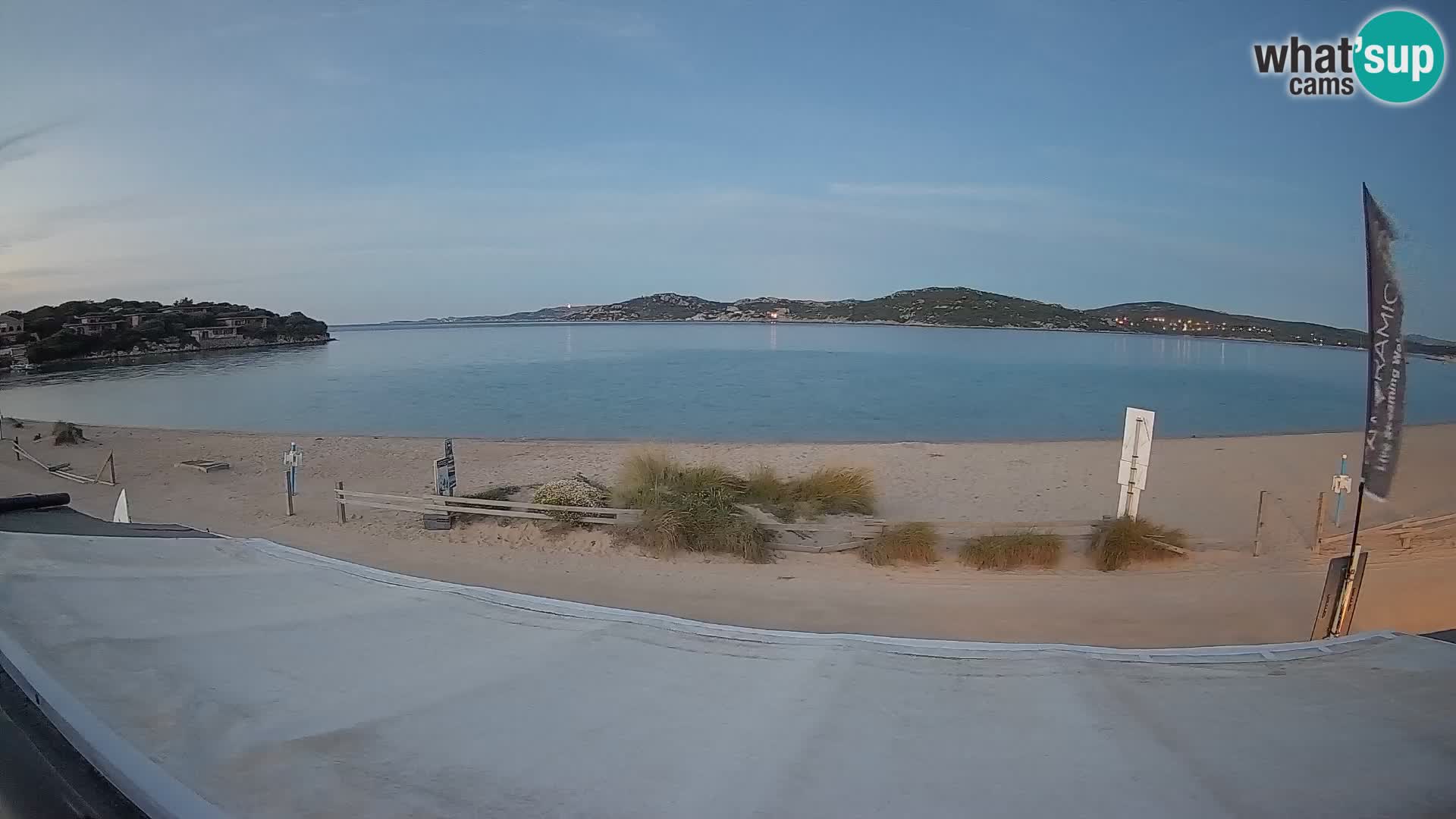 Porto Pollo Windsurfen und Kitesurfen Live-Webcam – Sardinien – Italien