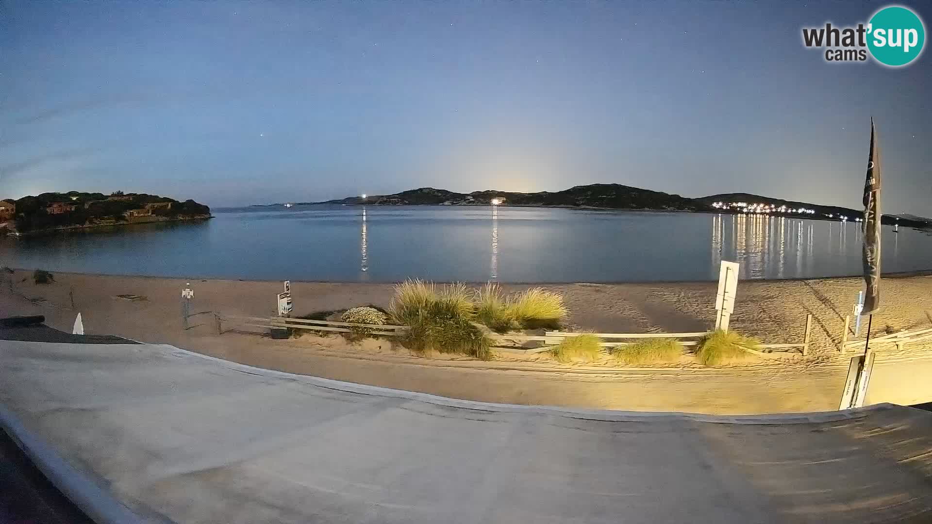 Porto Pollo Windsurfing and Kite surfing live webcam – Sardinia – Italy