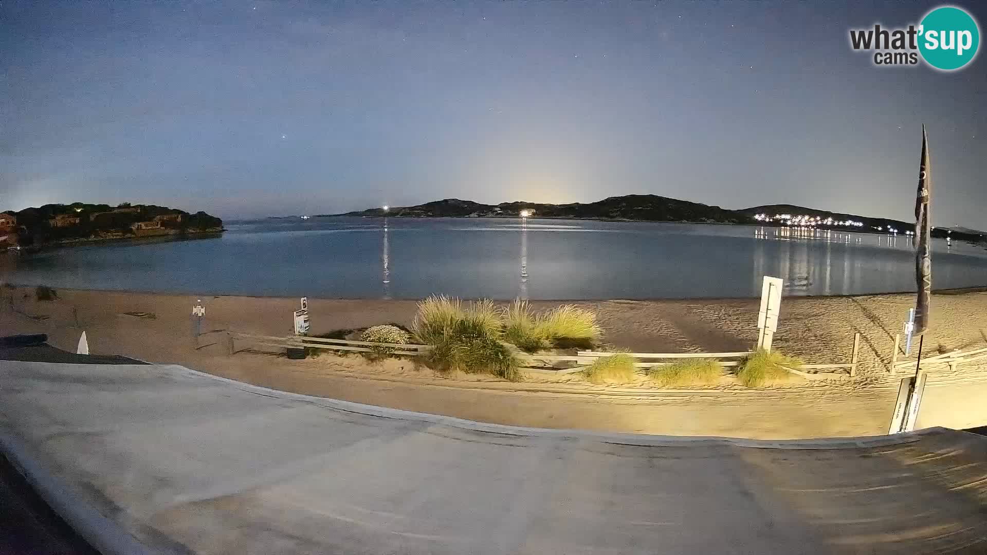 Webcam en direct de planche à voile et de kite surf à Porto Pollo – Sardaigne – Italie