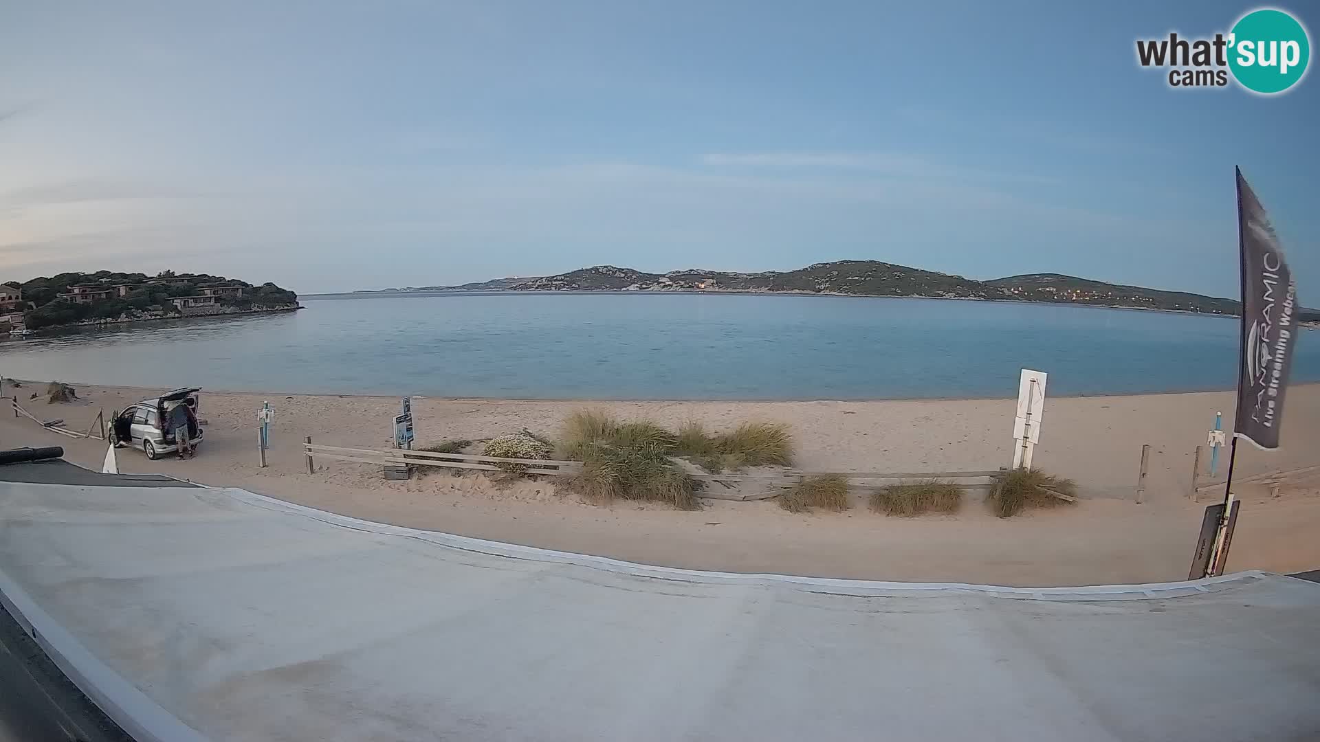 Porto Pollo Windsurfen und Kitesurfen Live-Webcam – Sardinien – Italien