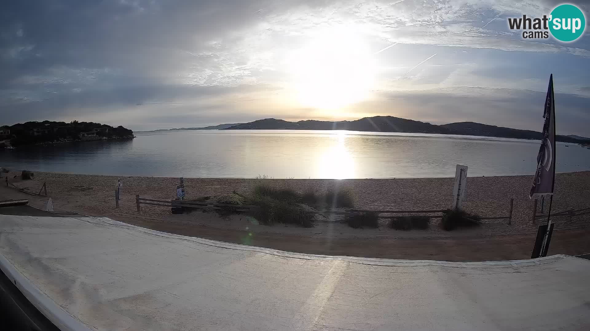 Porto Pollo Windsurfing and Kite surfing live webcam – Sardinia – Italy