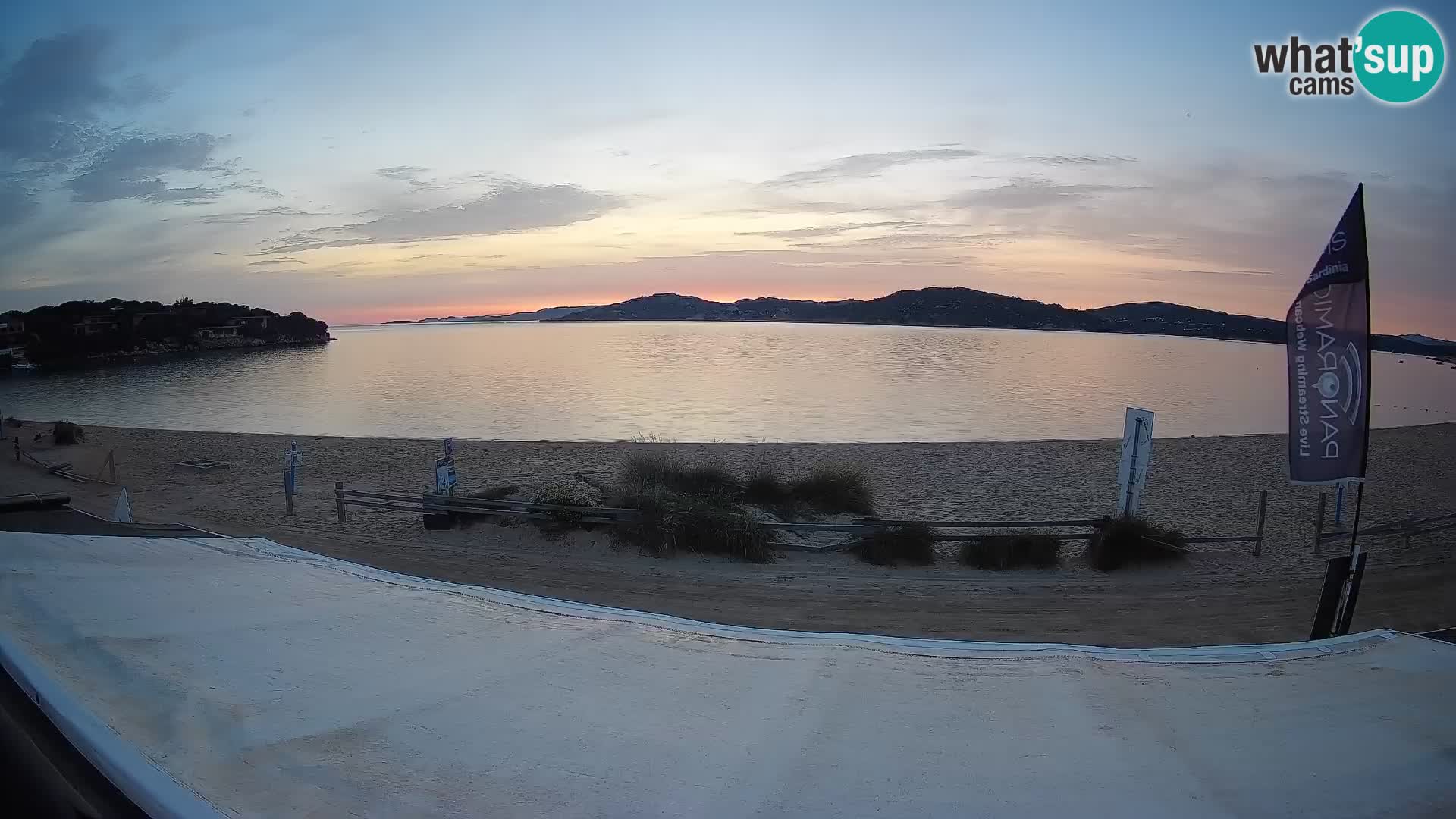 Webcam en direct de planche à voile et de kite surf à Porto Pollo – Sardaigne – Italie