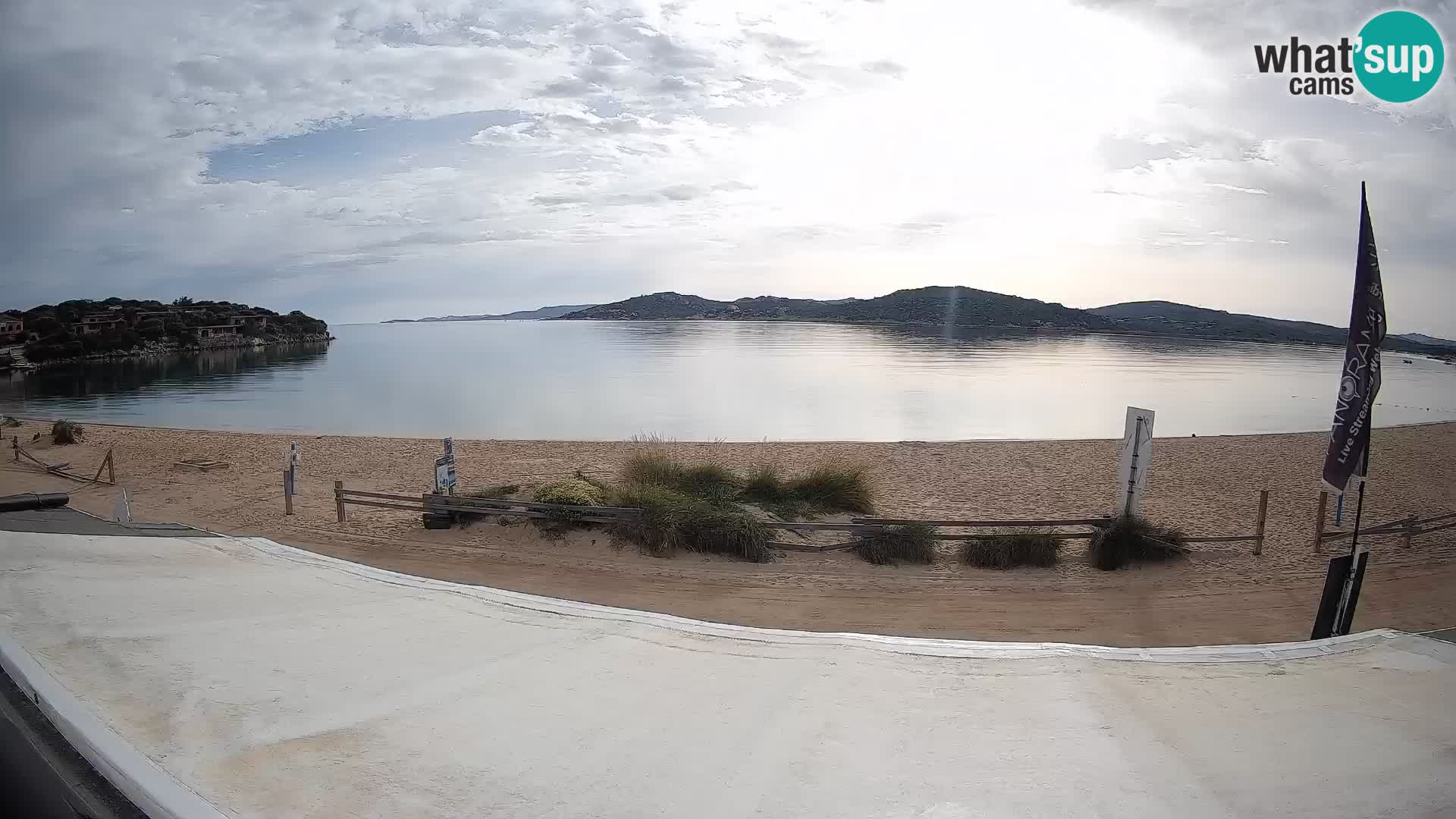 Porto Pollo Windsurfen und Kitesurfen Live-Webcam – Sardinien – Italien