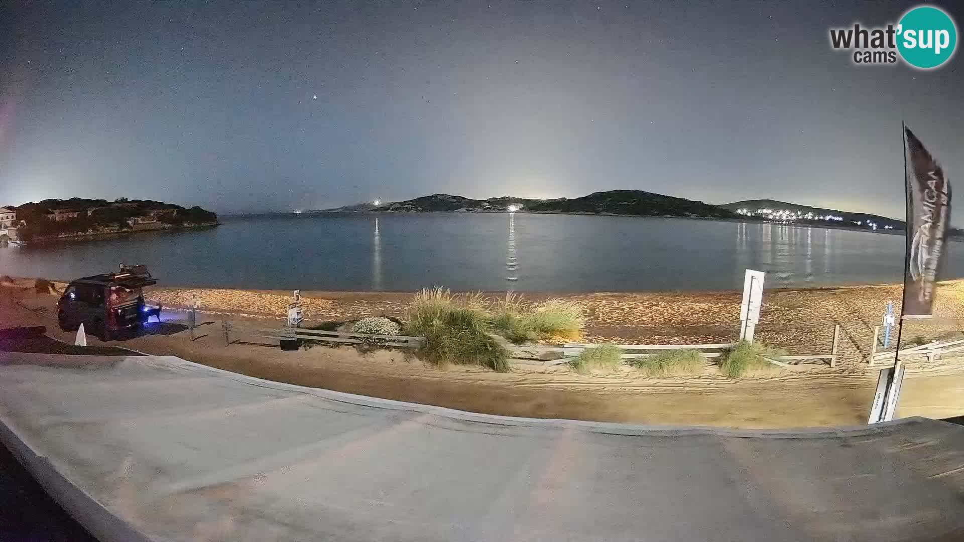 Webcam en direct de planche à voile et de kite surf à Porto Pollo – Sardaigne – Italie