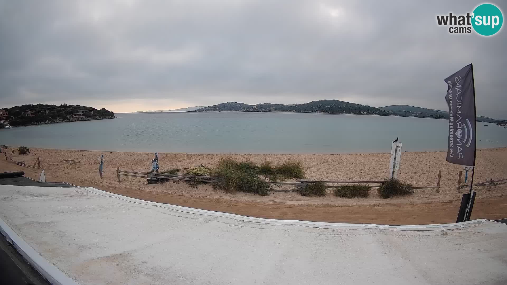 Webcam en direct de planche à voile et de kite surf à Porto Pollo – Sardaigne – Italie