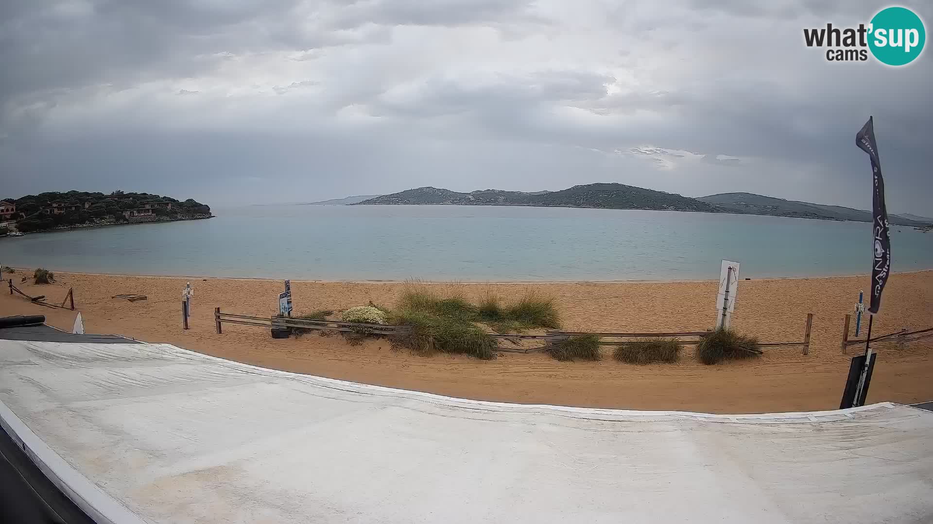 Webcam en direct de planche à voile et de kite surf à Porto Pollo – Sardaigne – Italie