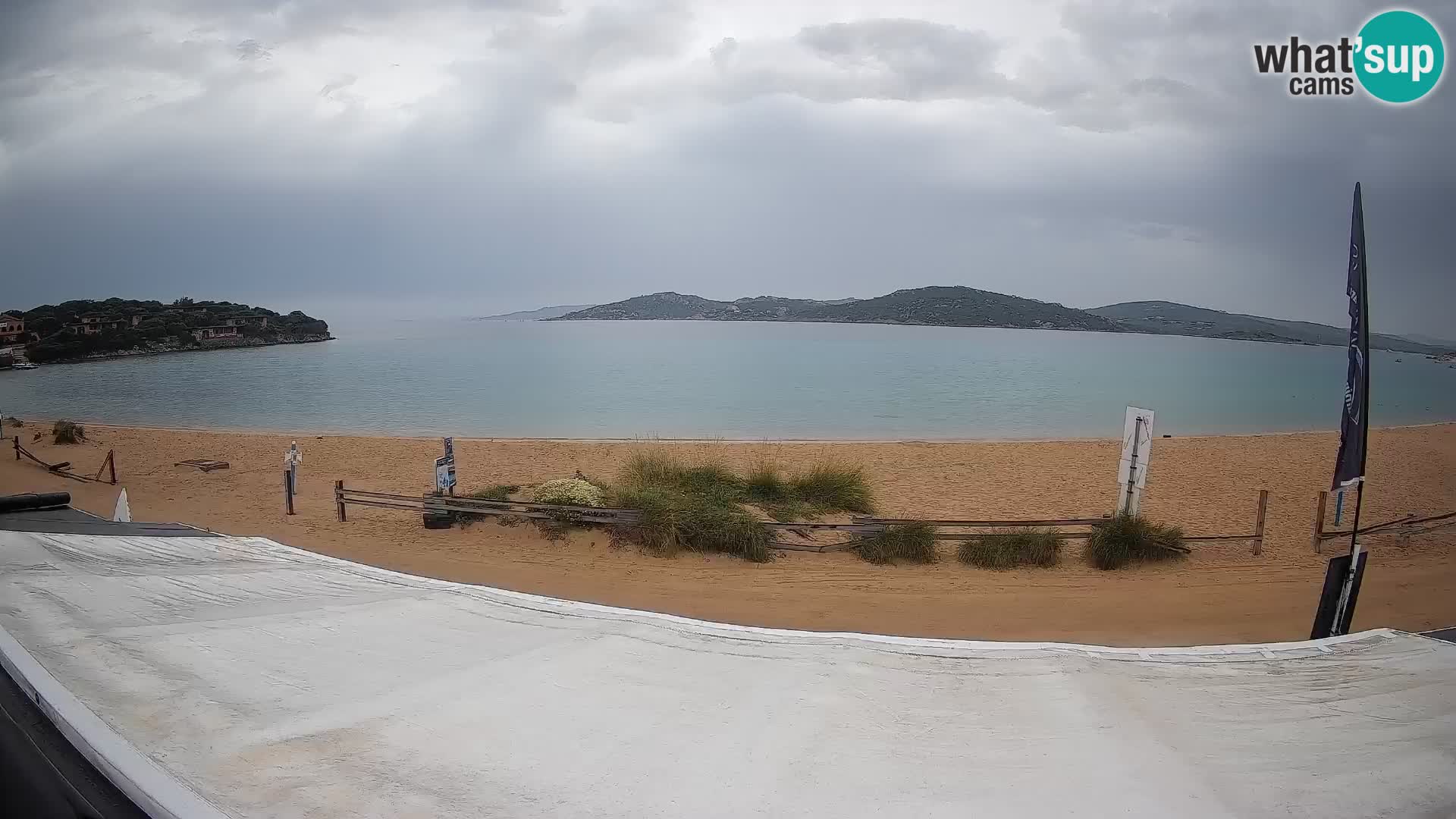 Webcam en direct de planche à voile et de kite surf à Porto Pollo – Sardaigne – Italie