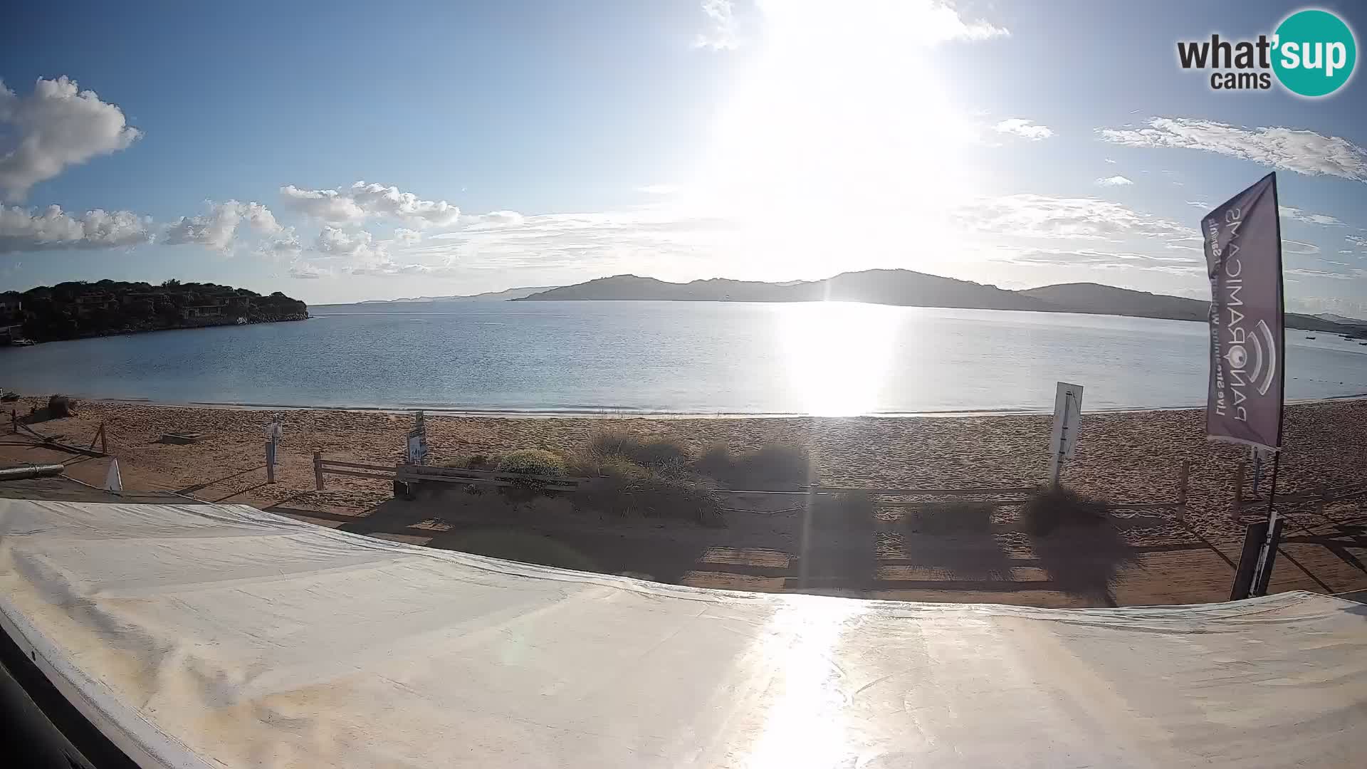 Porto Pollo Windsurfing and Kite surfing live webcam – Sardinia – Italy