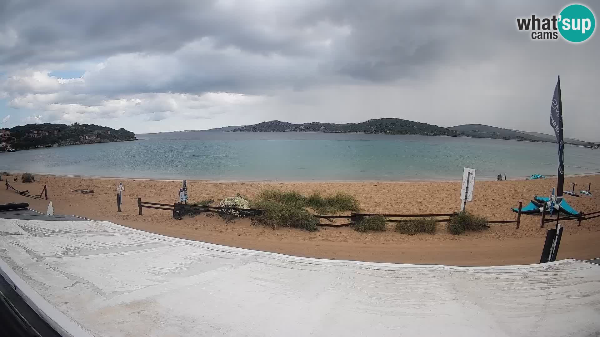 Porto Pollo Windsurfing and Kite surfing live webcam – Sardinia – Italy