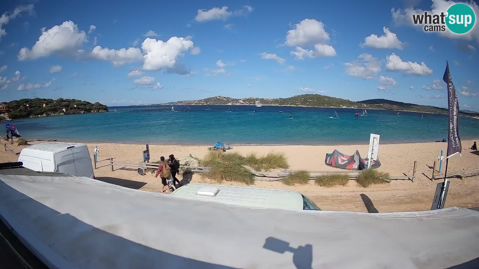 Porto Pollo Windsurfen und Kitesurfen Live-Webcam – Sardinien – Italien