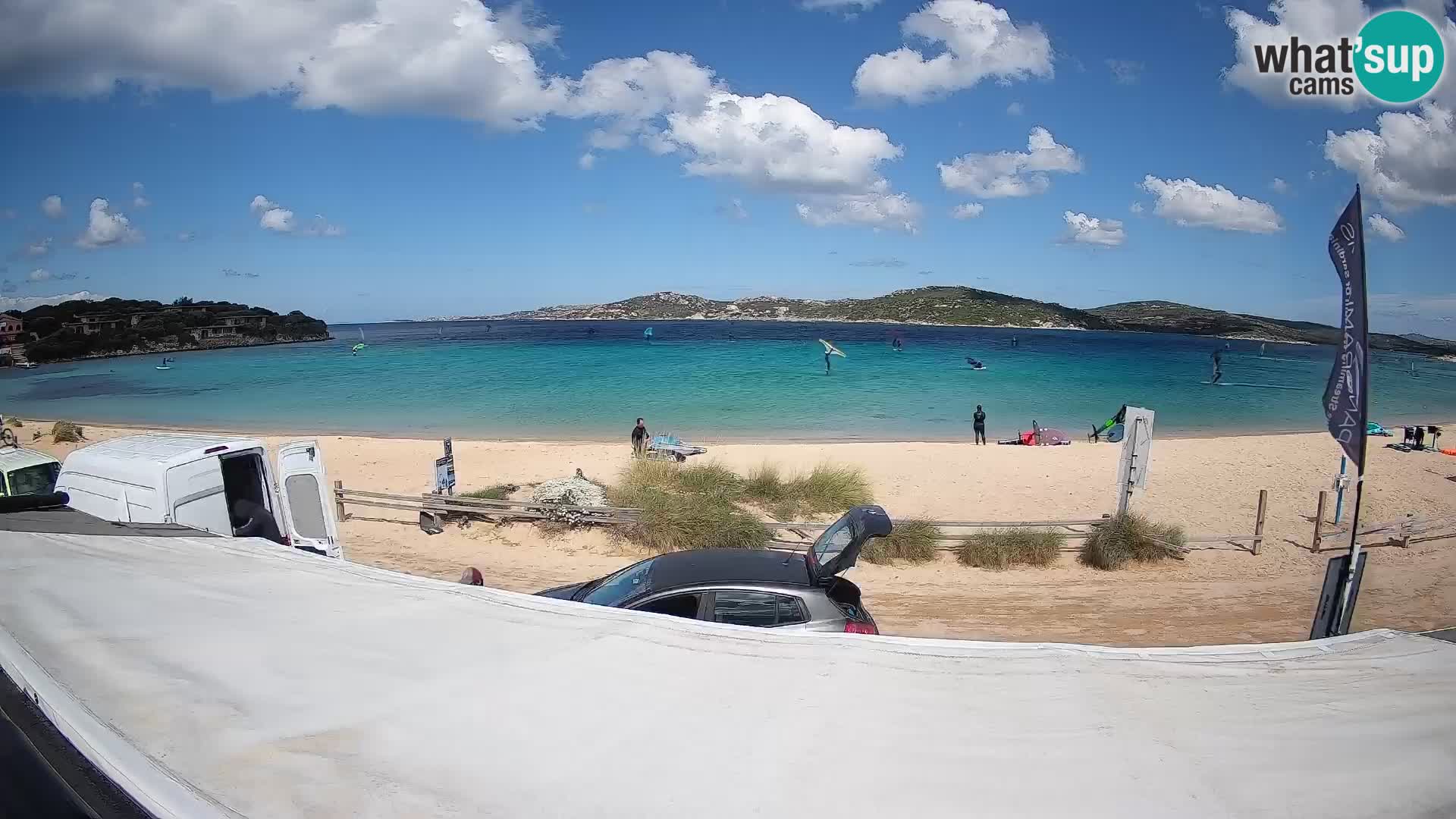 Porto Pollo Windsurfing i Kite surfanje web kamera uživo – Sardinija – Italija