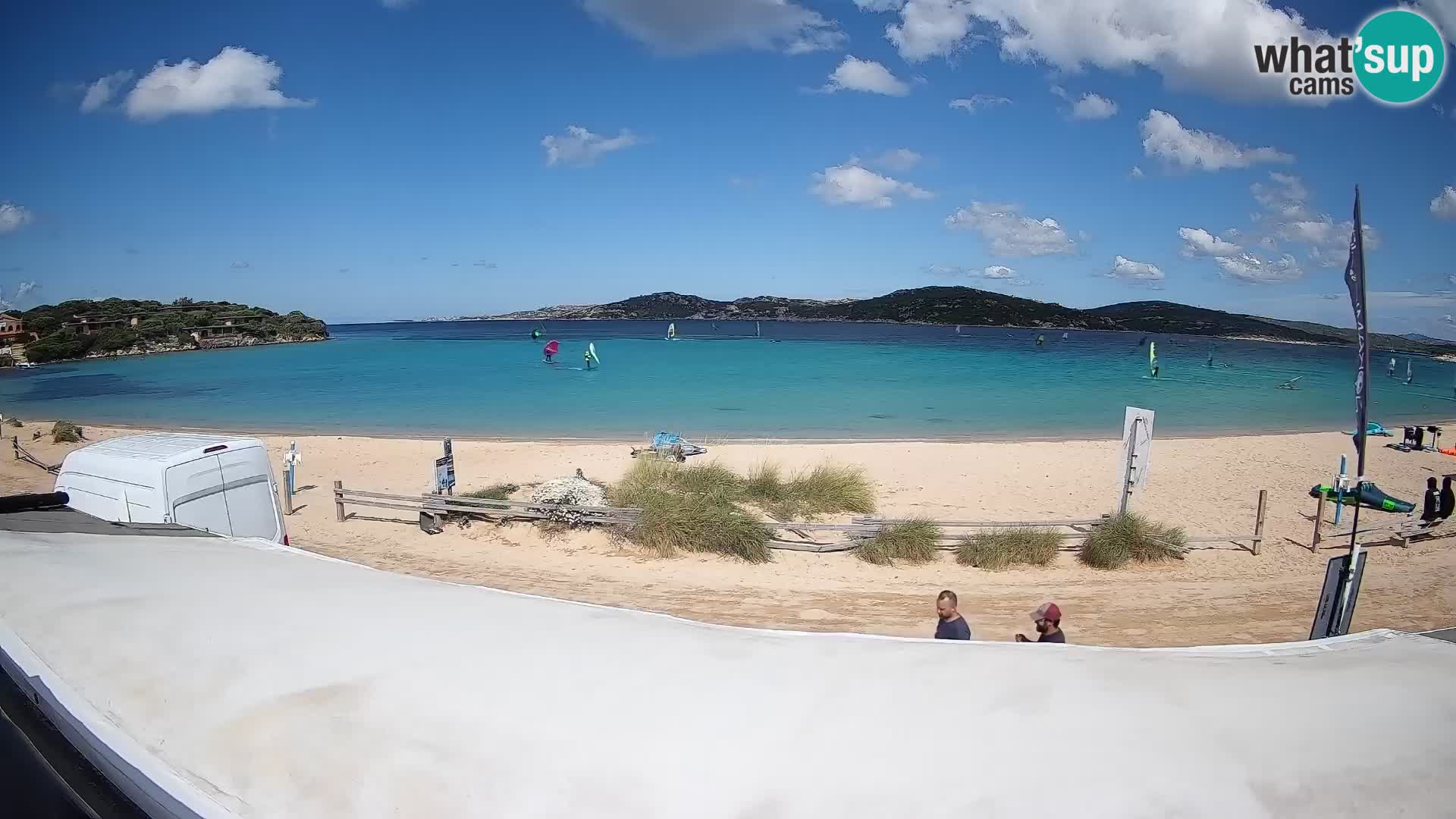 Porto Pollo Windsurfen und Kitesurfen Live-Webcam – Sardinien – Italien