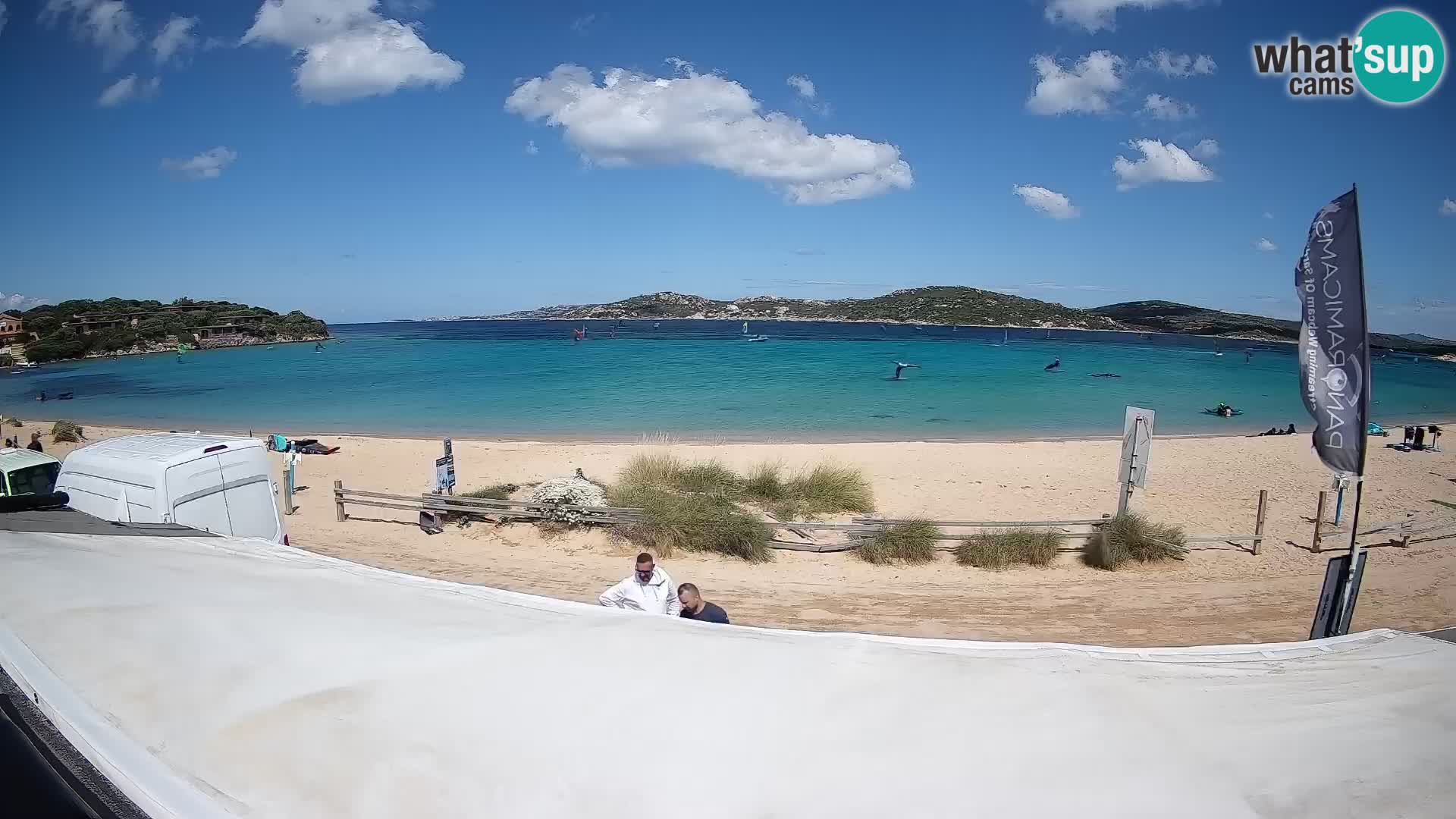 Porto Pollo Windsurfen und Kitesurfen Live-Webcam – Sardinien – Italien