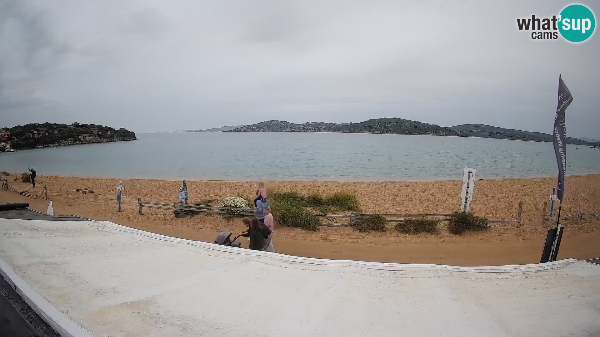 Webcam en direct de planche à voile et de kite surf à Porto Pollo – Sardaigne – Italie