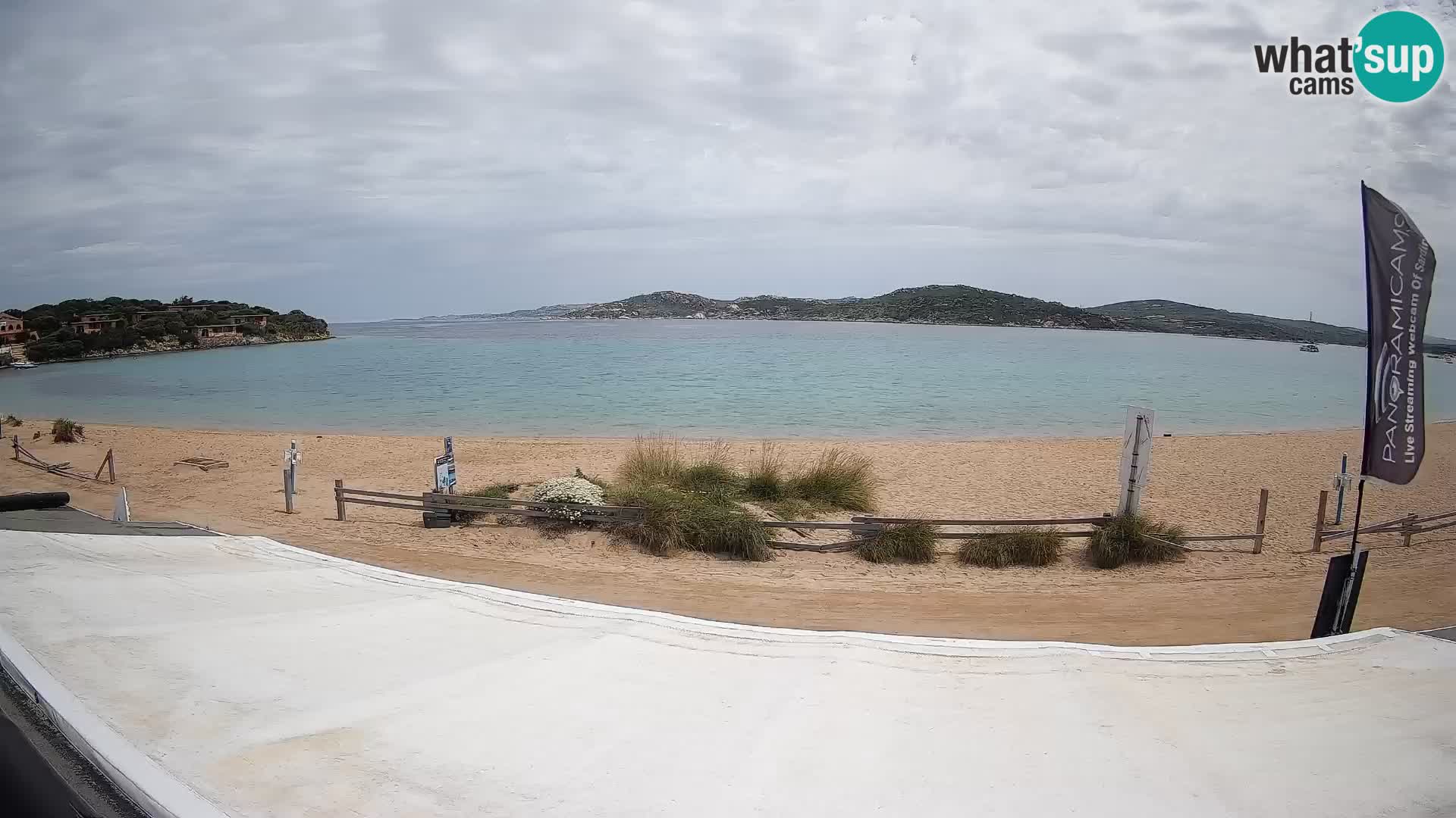 Porto Pollo Windsurfing and Kite surfing live webcam – Sardinia – Italy