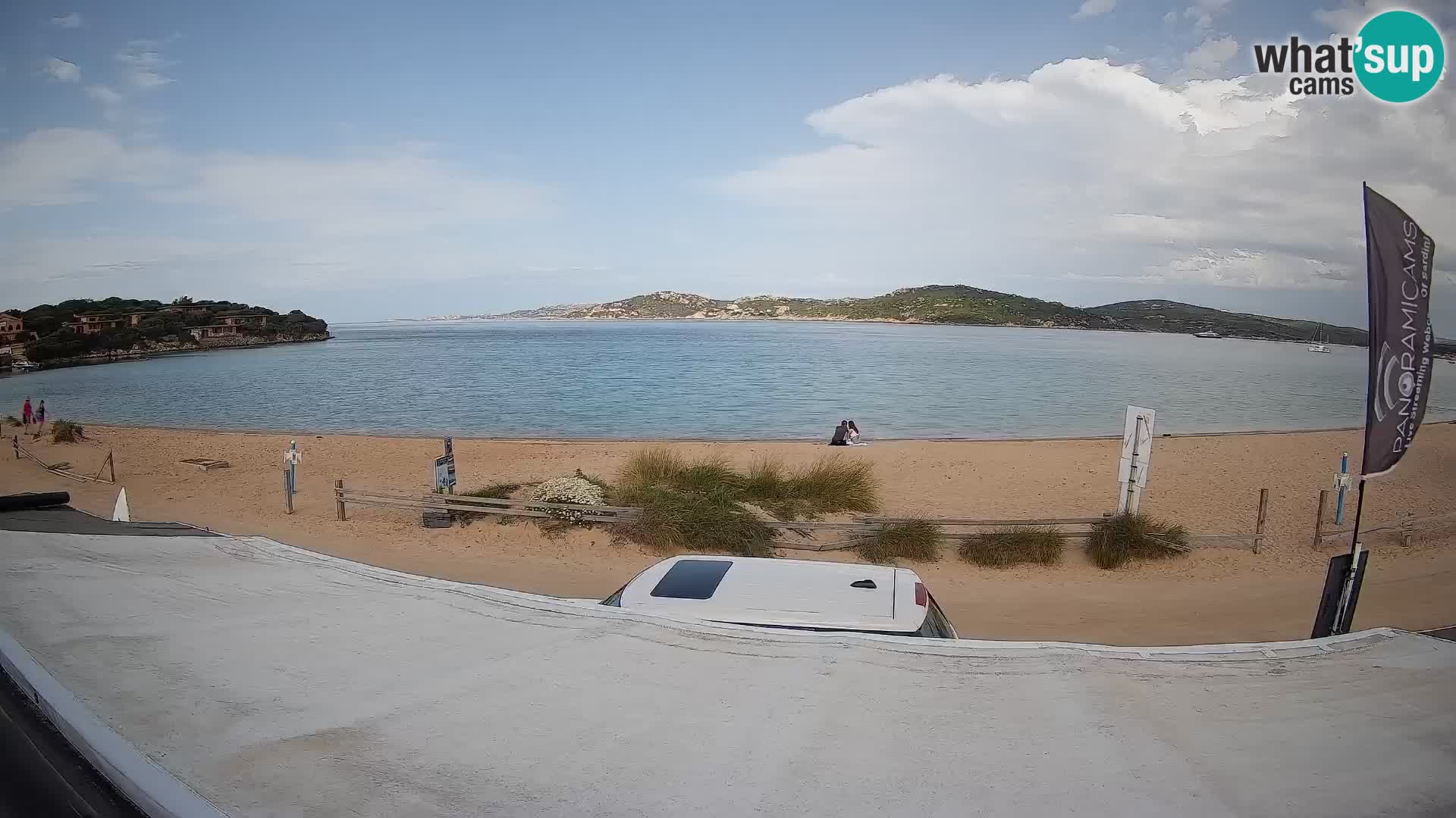 Webcam en direct de planche à voile et de kite surf à Porto Pollo – Sardaigne – Italie