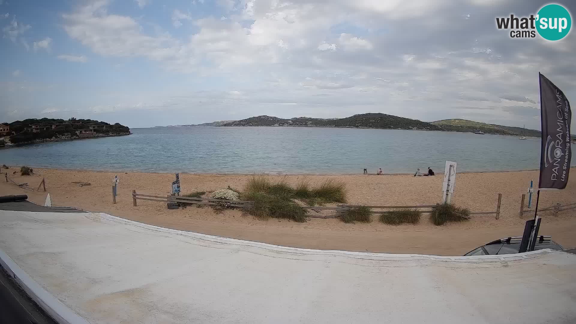 Webcam en direct de planche à voile et de kite surf à Porto Pollo – Sardaigne – Italie