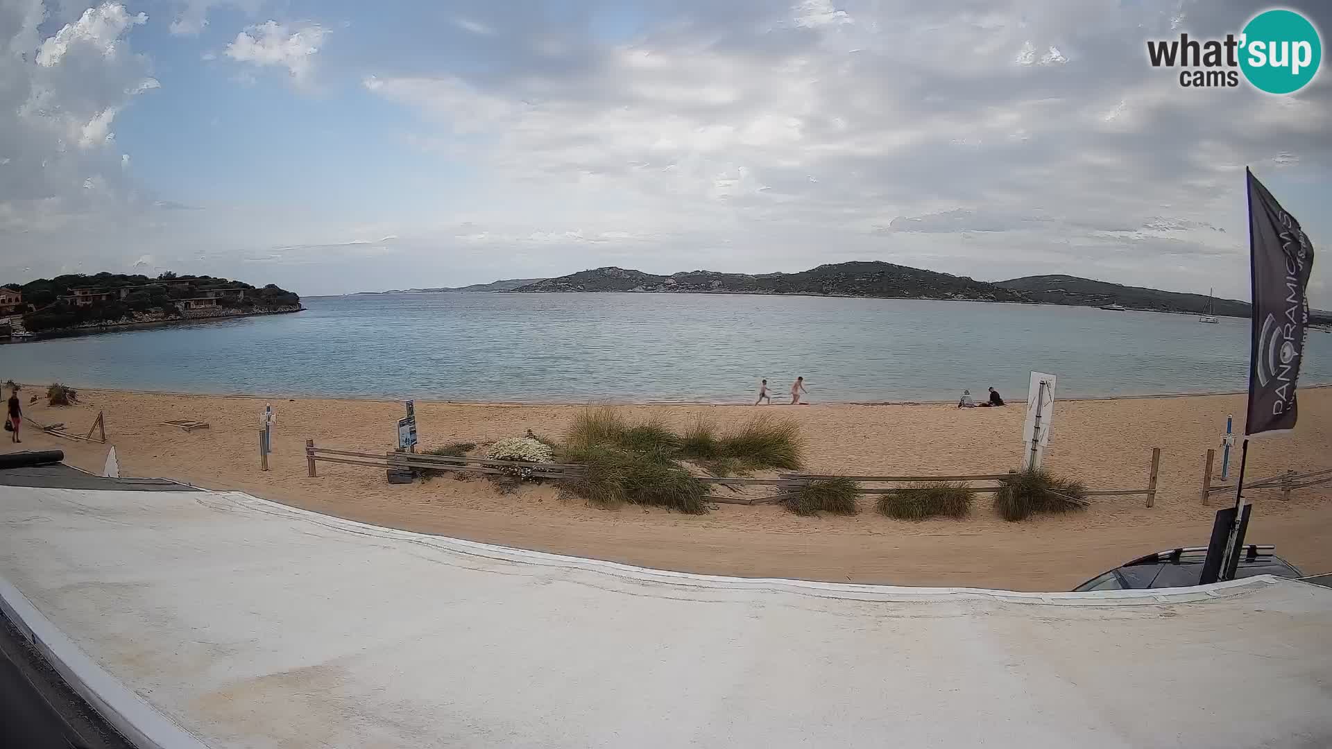 Webcam en direct de planche à voile et de kite surf à Porto Pollo – Sardaigne – Italie