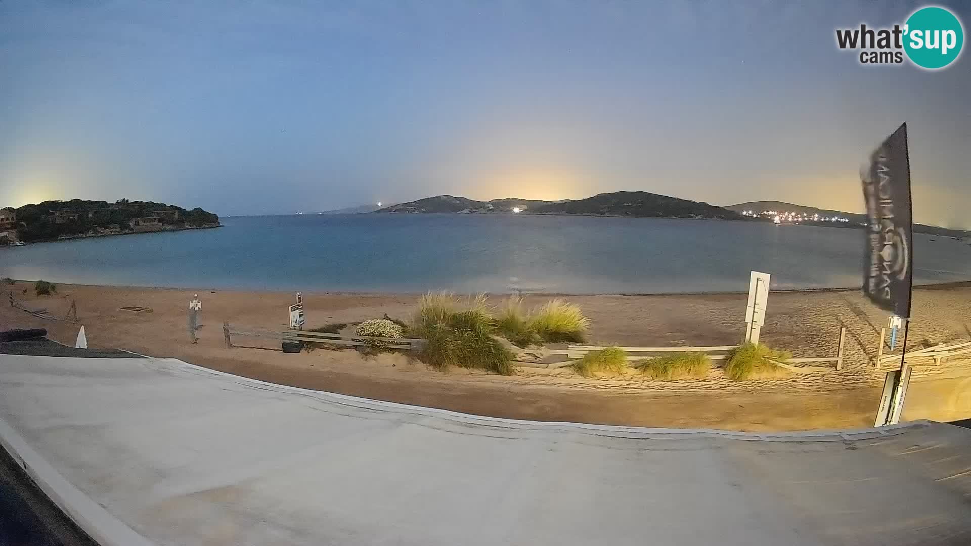Webcam en direct de planche à voile et de kite surf à Porto Pollo – Sardaigne – Italie