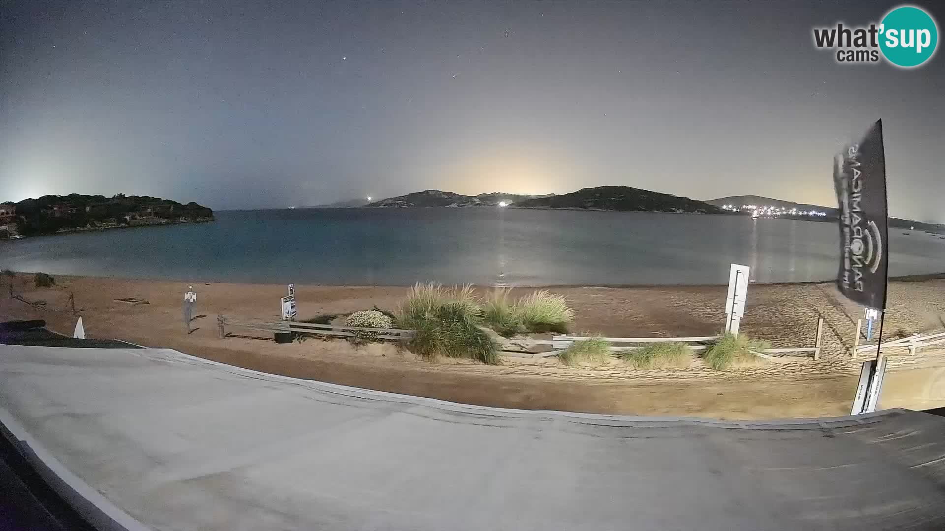 Webcam en direct de planche à voile et de kite surf à Porto Pollo – Sardaigne – Italie