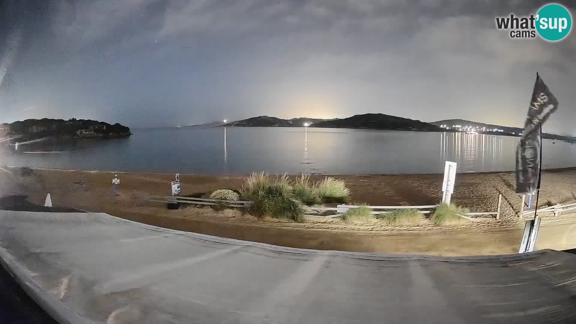 Webcam en direct de planche à voile et de kite surf à Porto Pollo – Sardaigne – Italie