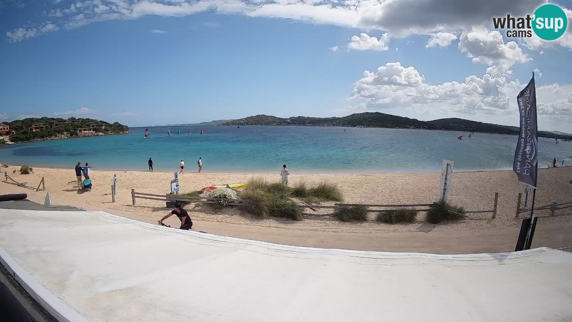 Porto Pollo Windsurfen und Kitesurfen Live-Webcam – Sardinien – Italien
