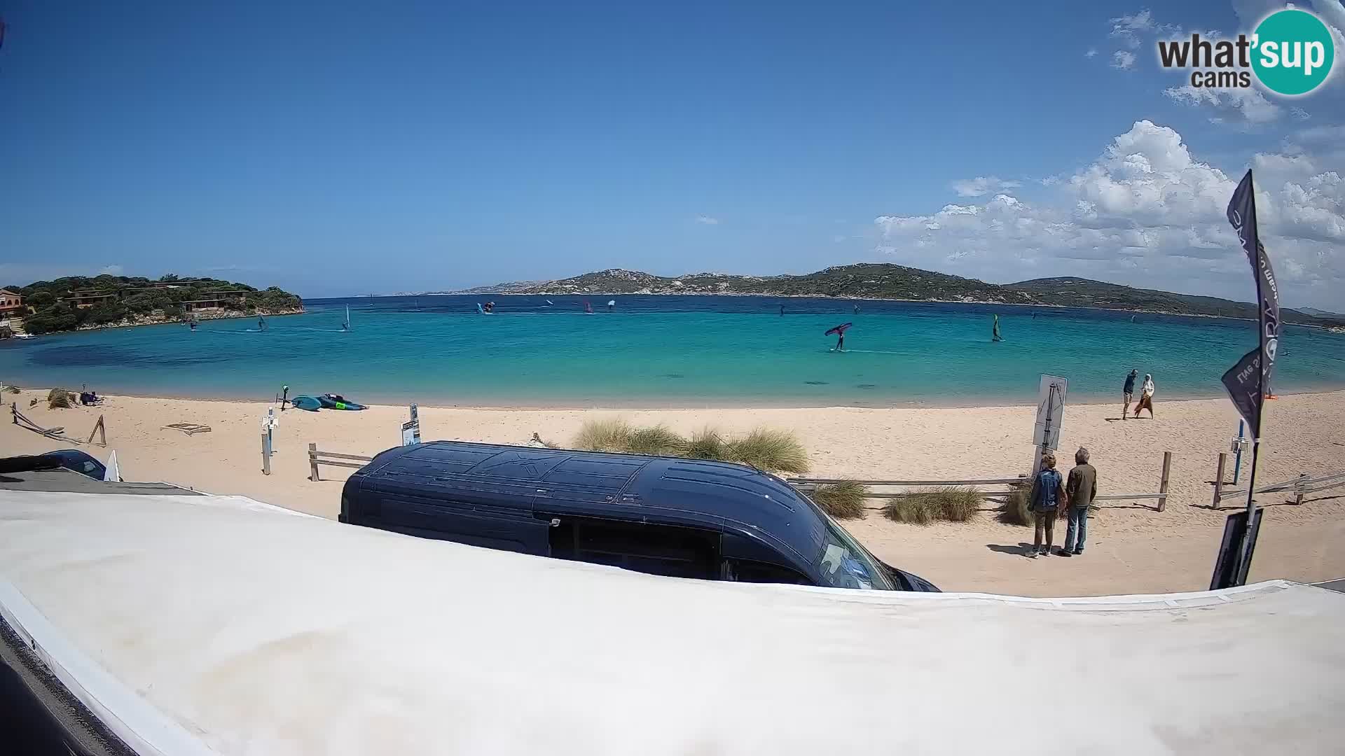 Porto Pollo Windsurfen und Kitesurfen Live-Webcam – Sardinien – Italien