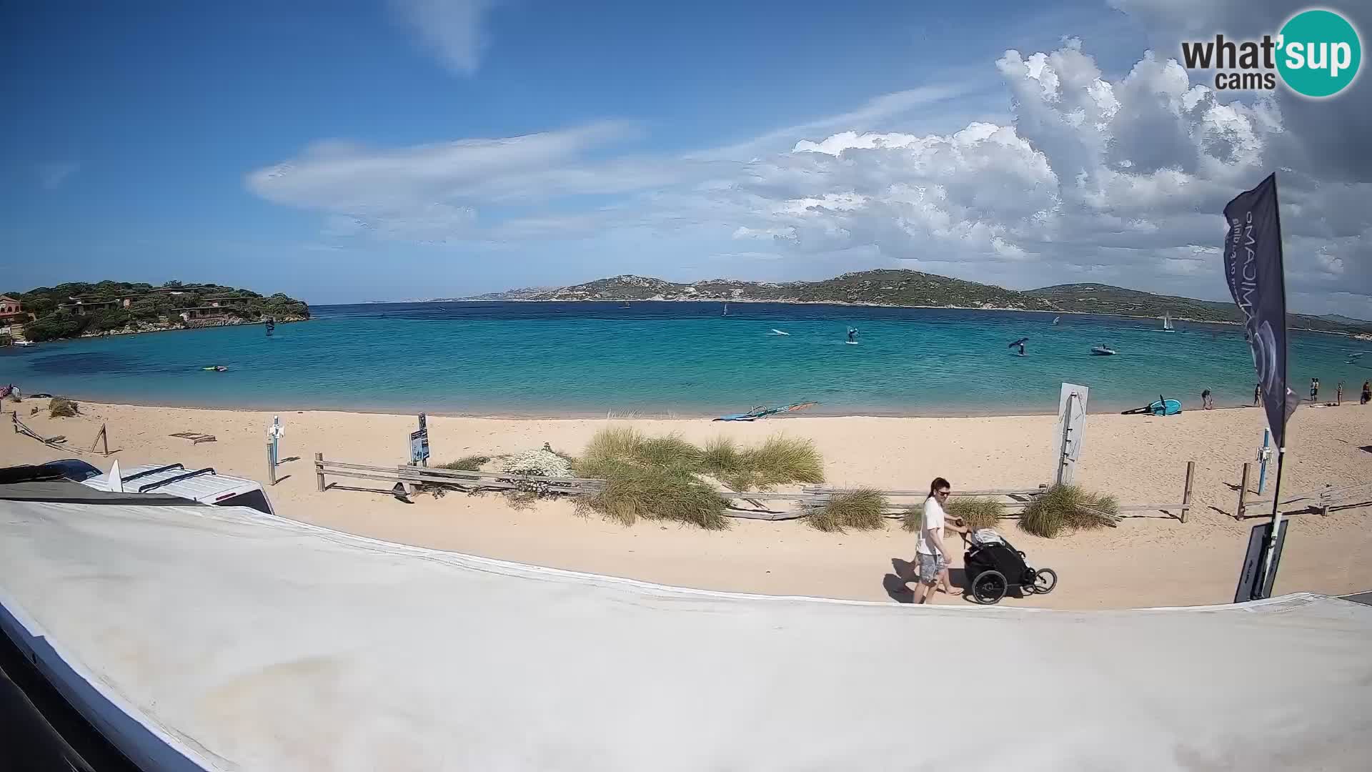 Porto Pollo Windsurfen und Kitesurfen Live-Webcam – Sardinien – Italien