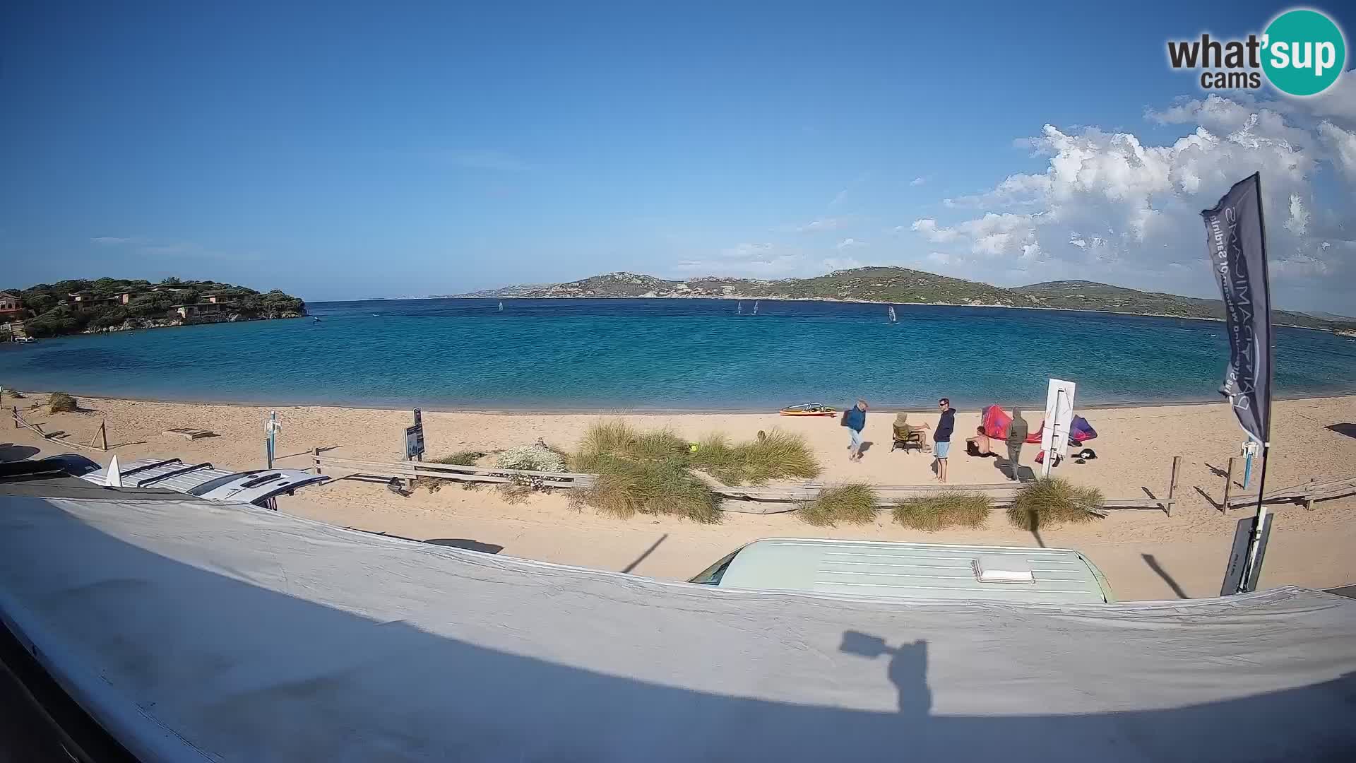 Porto Pollo Windsurfen und Kitesurfen Live-Webcam – Sardinien – Italien