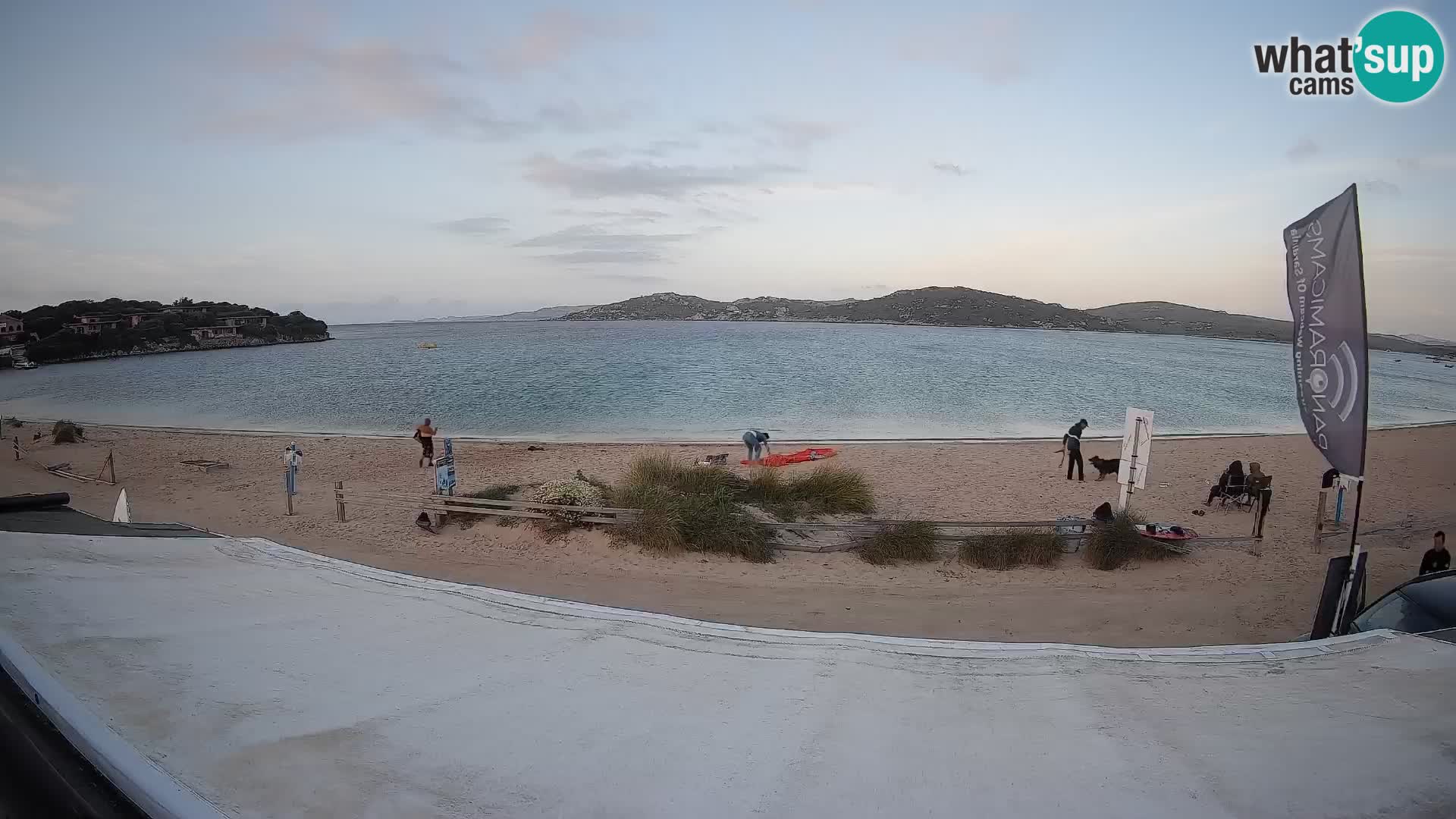 Porto Pollo Windsurfing and Kite surfing live webcam – Sardinia – Italy