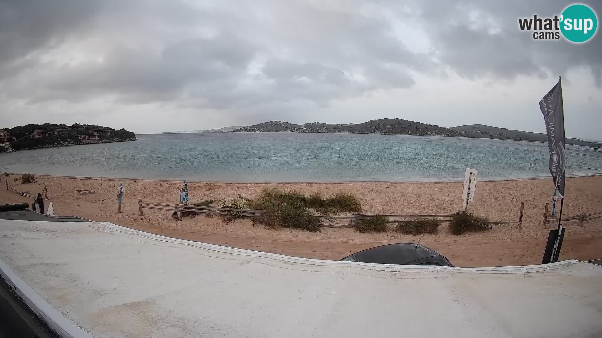 Webcam en direct de planche à voile et de kite surf à Porto Pollo – Sardaigne – Italie